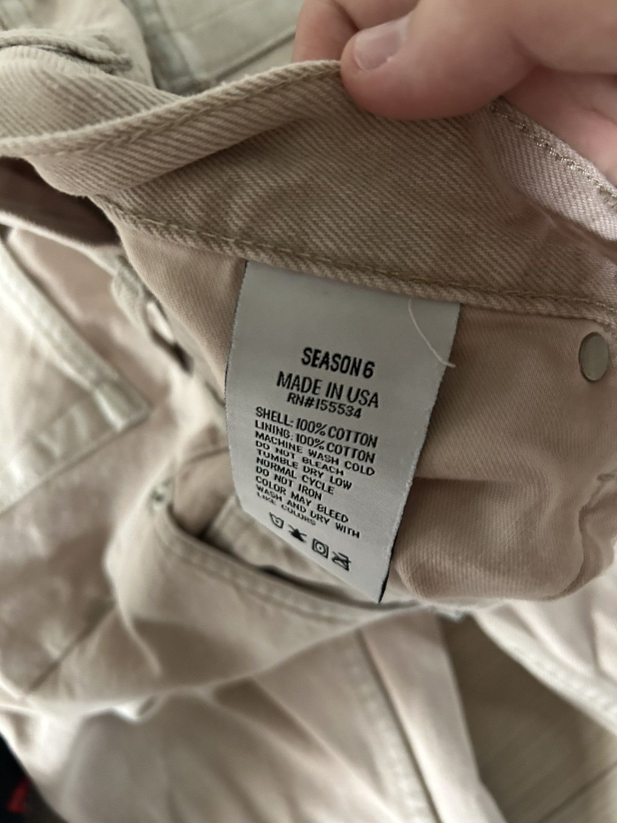 Yeezy Yeezy Season 6 Five Pocket Pants Size US 30 / EU 46 - 5 Thumbnail