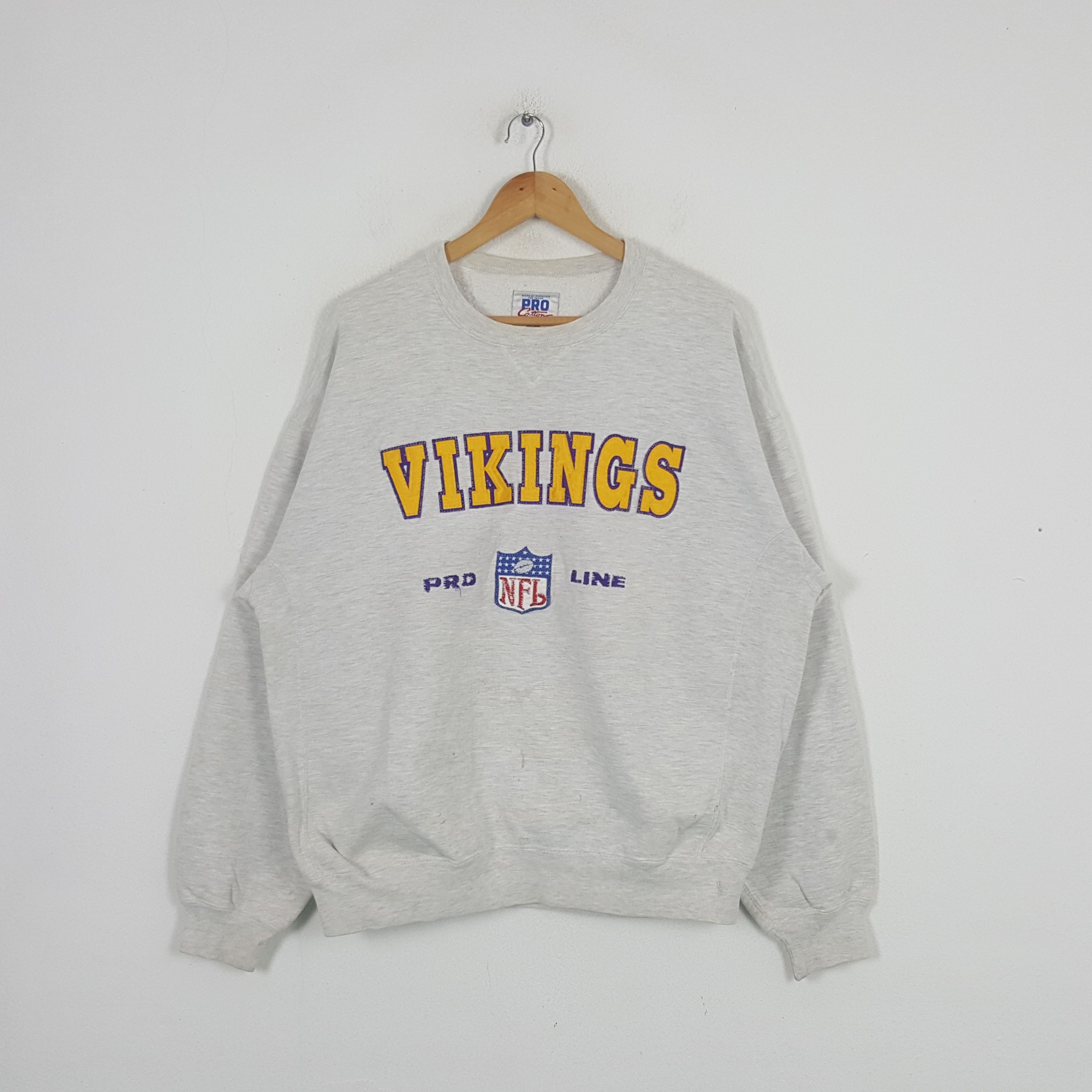 NFL × Russell Athletic × Vintage Vintage Vikings American Football Team Sweatshirt C286N2 Size US L / EU 52-54 / 3 - 1 Thumbnail