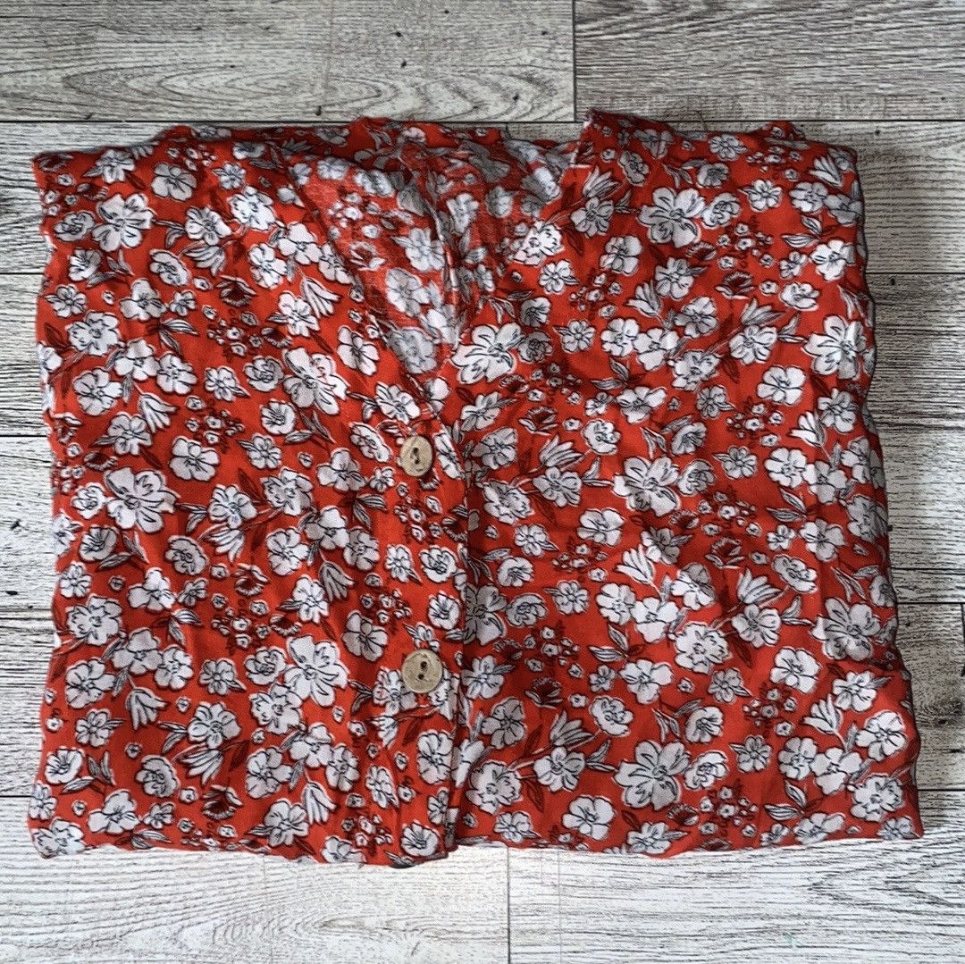 Other Cynthia Rowley, Poppy, Floral, Button Down Blouse Size L / US 10 / IT 46 - 5 Thumbnail