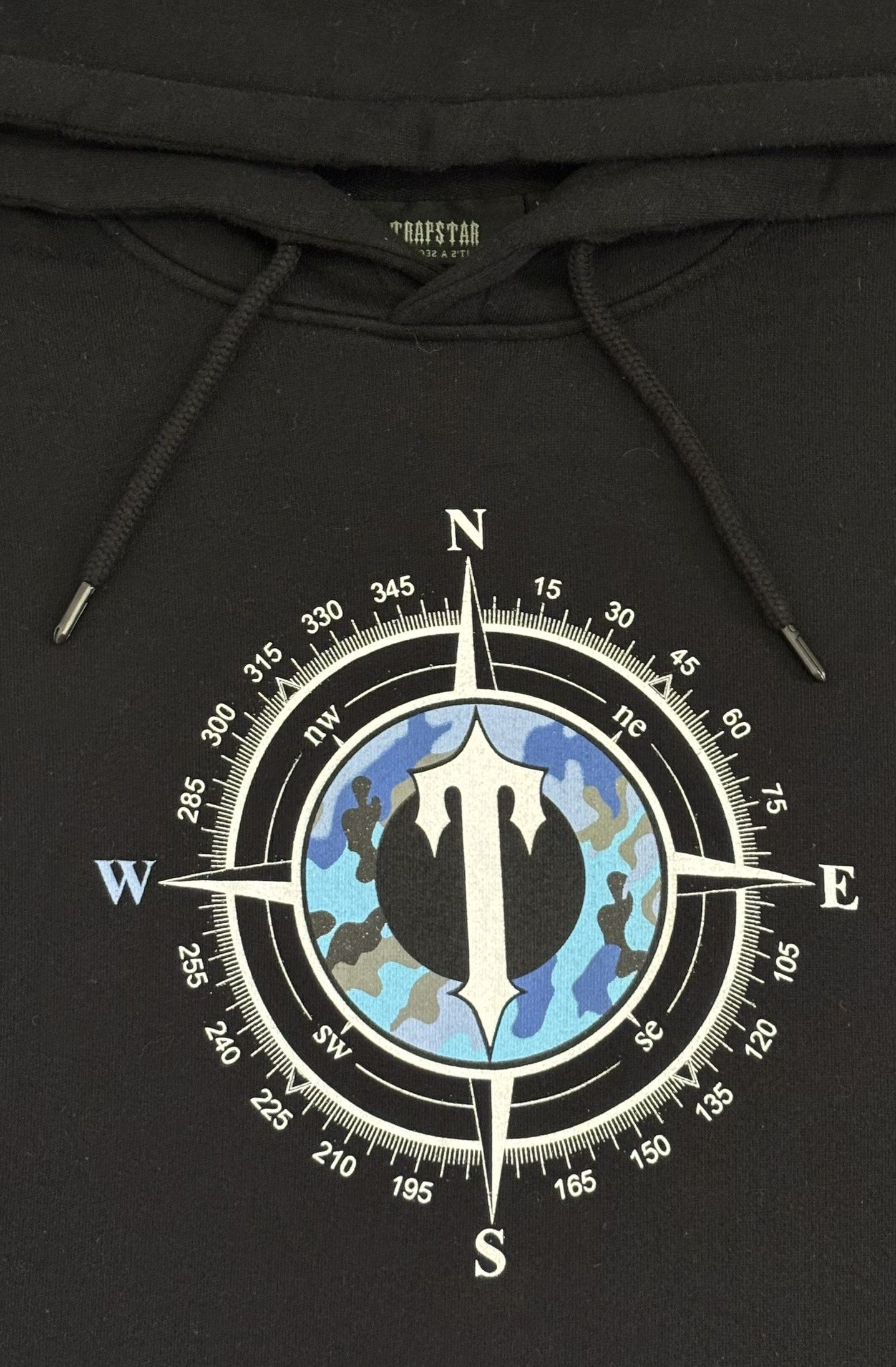 Trapstar London Trapstar Compass Black Hoodie Size XL Size US XL / EU 56 / 4 - 6 Thumbnail