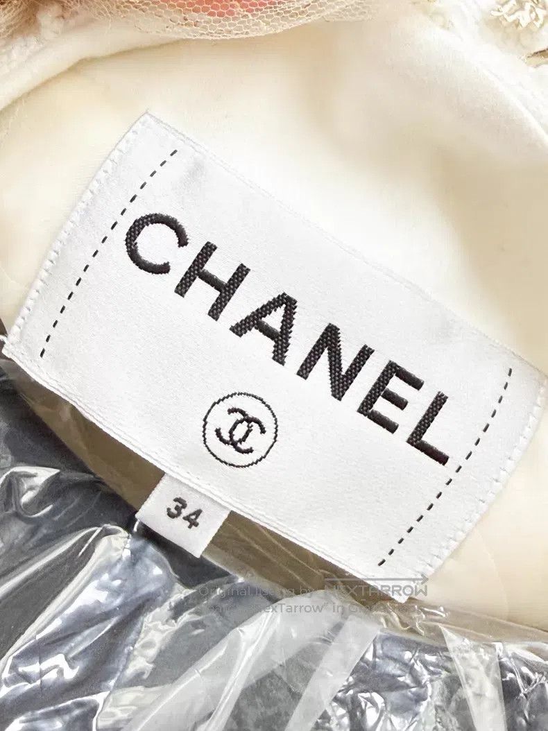 Chanel Chanel Multi-element badge tweed braided four-pocket long- Size XXS / US 00 / IT 34 - 5 Thumbnail