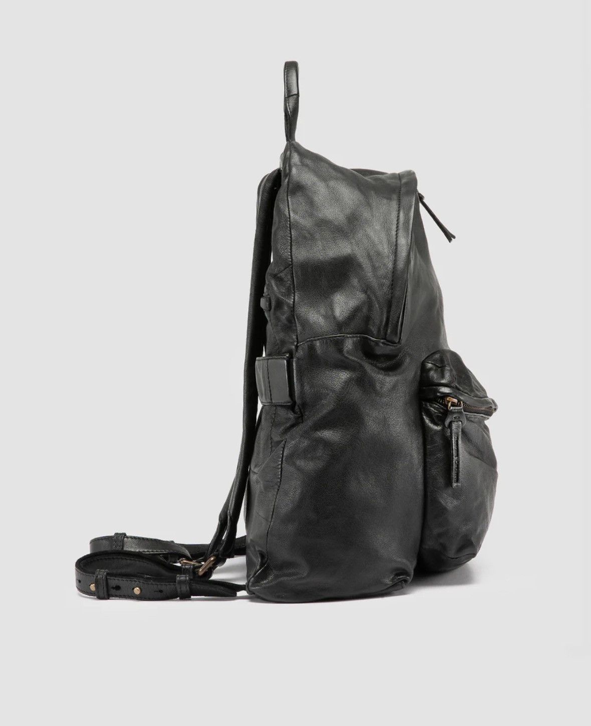 Officine Creative Officine Creative OC 004 Leather Backpack Size ONE SIZE - 4 Thumbnail