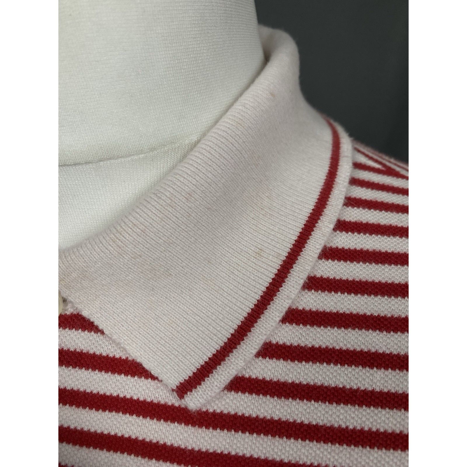 Prada Prada Luna Rossa Women's White Red Striped Polo T-Shirt Size Size XL / US 12-14 / IT 48-50 - 8 Thumbnail
