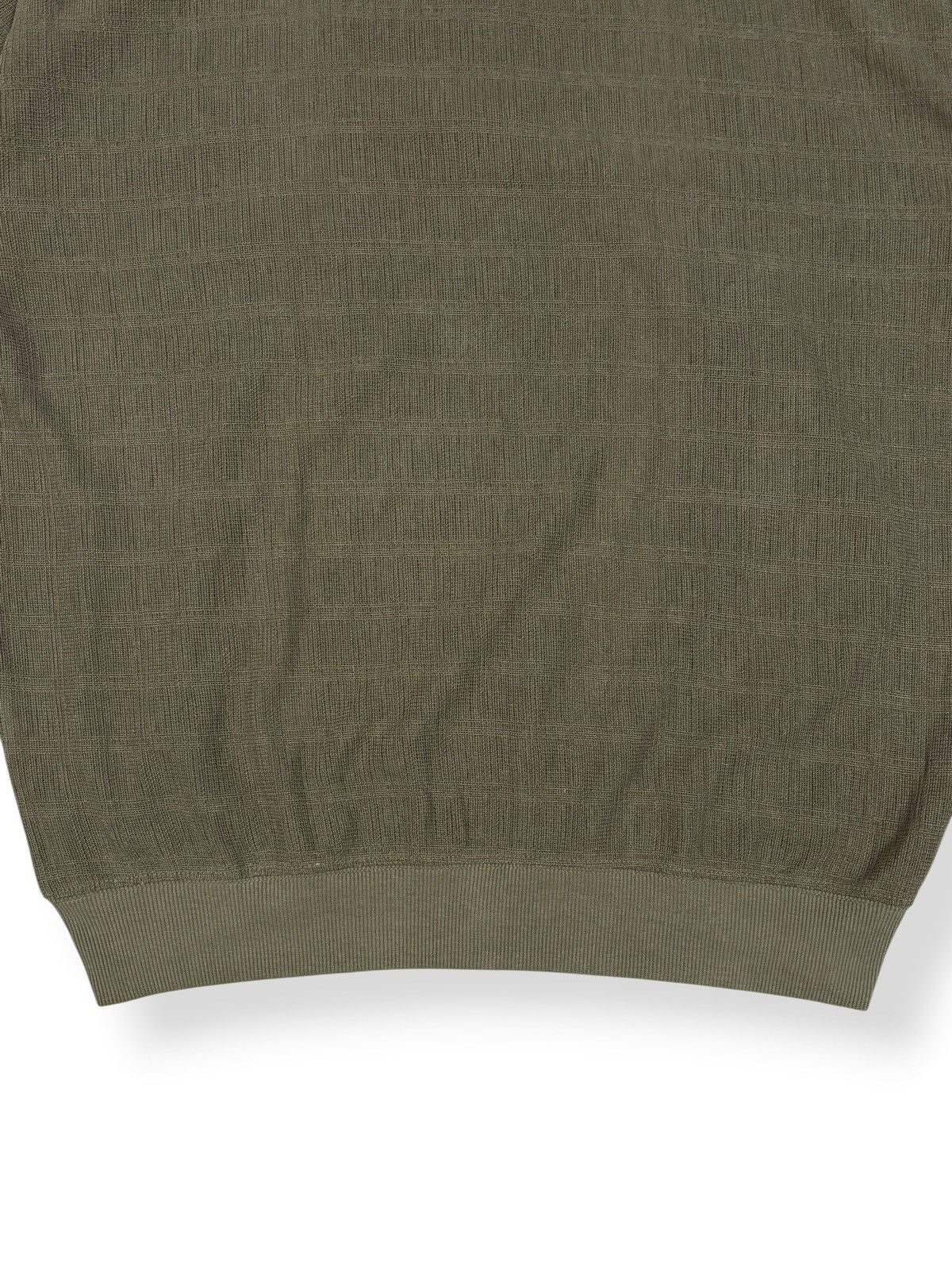 Japanese Brand Vintage Lindbergh Stripes Technical Knit Pocket Polo Shirt Size US M / EU 48-50 / 2 - 10 Thumbnail