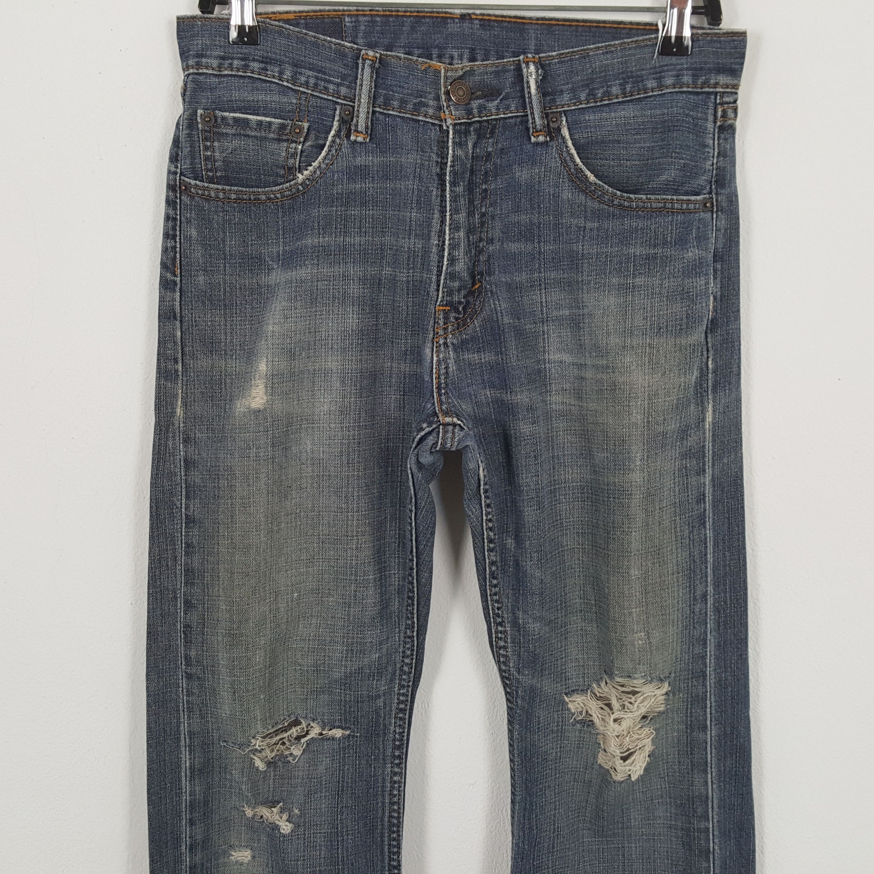 Levi's × Vintage LEVIS Distressed Jeans Streetwear Rock Punk Style Size US 30 / EU 46 - 2 Thumbnail