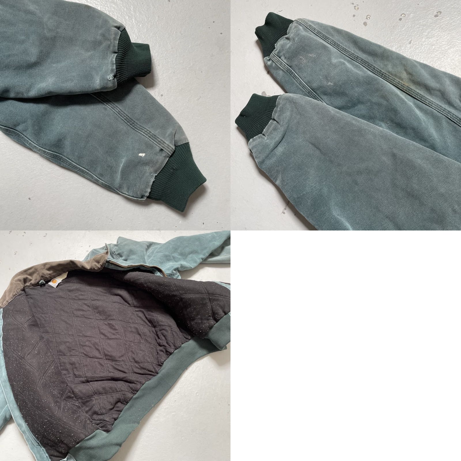 Carhartt VINTAGE Carhartt J14 HTG Santa Fe Bomber Jacket Unisex Adults 2XL Green Canvas Workwear Americana 80s 90s Ranch Size US XXL / EU 58 / 5 - 9 Thumbnail