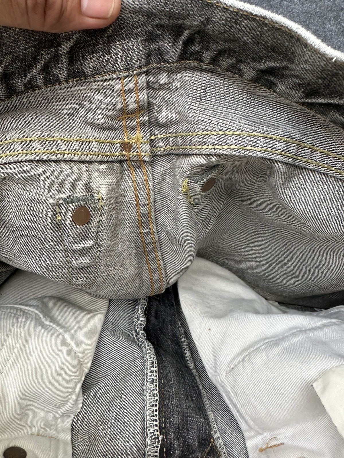 Japanese Brand Vintage Acoustic Japan Selvedge Faded Denim 30x30 D39 Size US 30 / EU 46 - 13 Thumbnail
