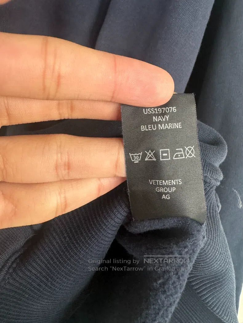 Vetements VETEMENTS Fist vortex elbow cutout hoodie Size US XS / EU 42 / 0 - 9 Thumbnail