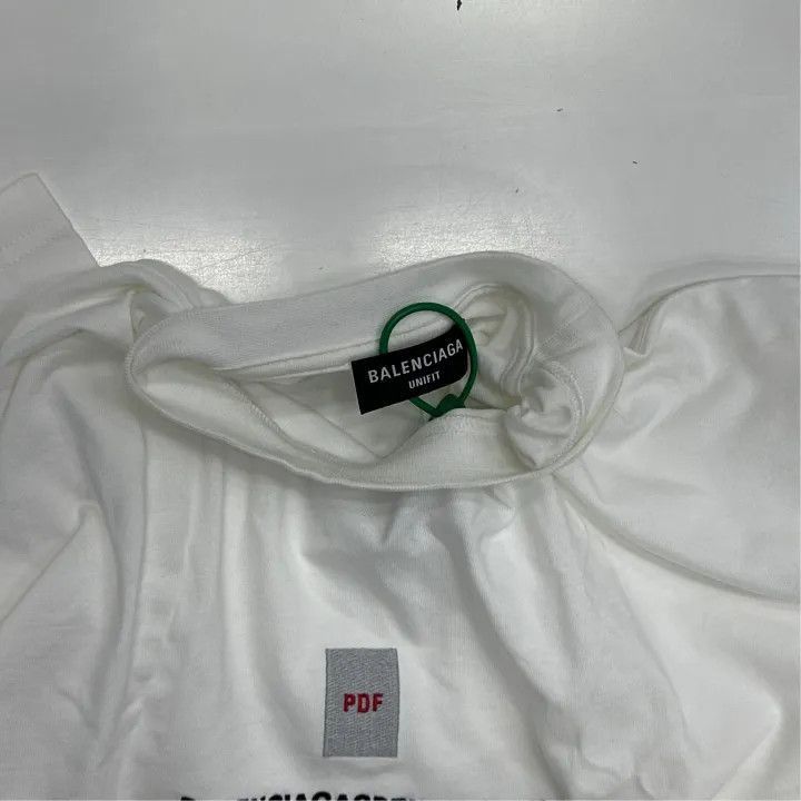 Balenciaga Balenciaga Balenciaga SS22 Logo Print Short Sleeve TShirt Size US M / EU 48-50 / 2 - 5 Thumbnail