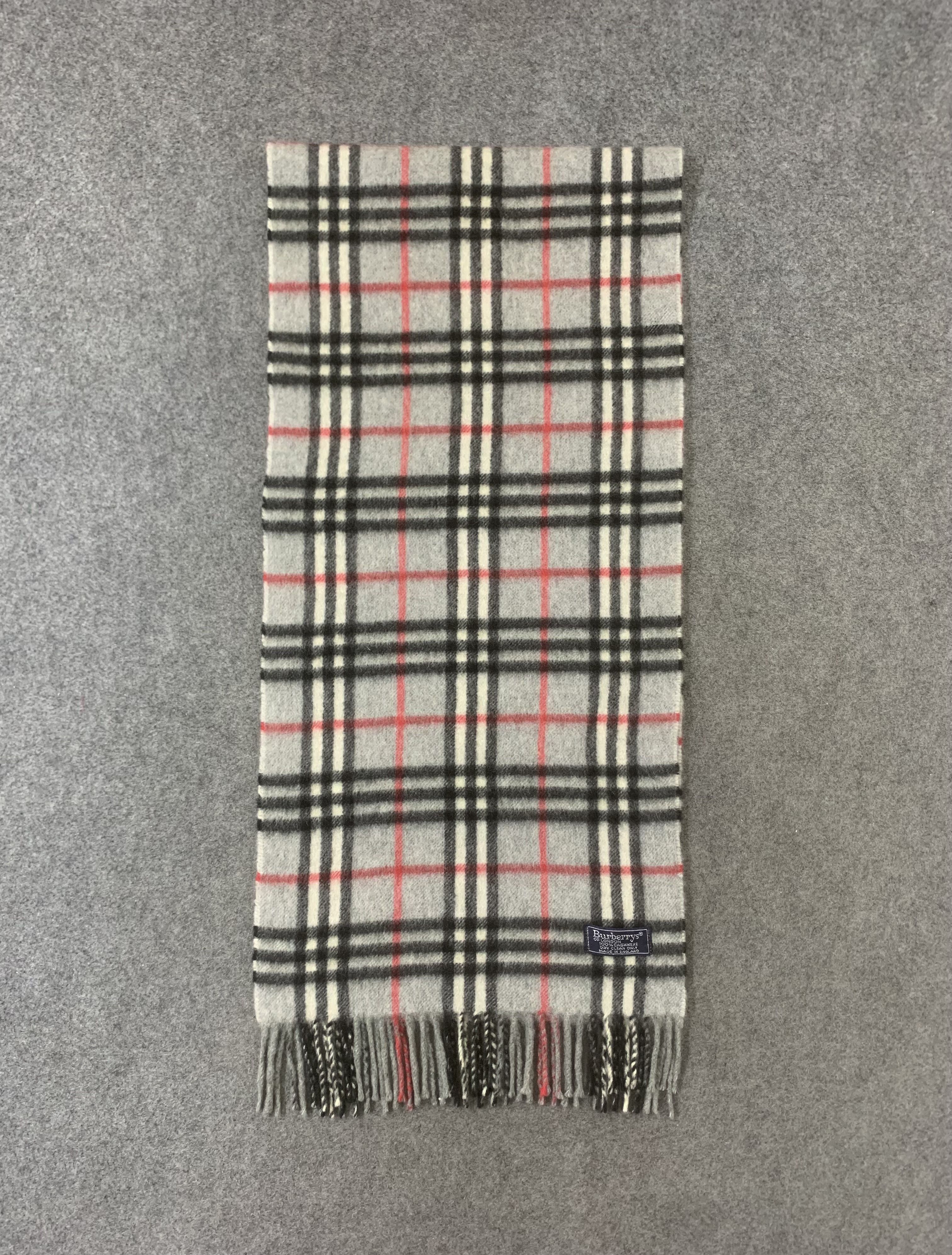 Burberry Burberry Scarf Cashmere Muffler Neck Wrap BL9274 Size ONE SIZE - 2 Thumbnail