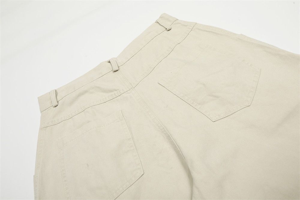 Vintage Men's American pleated loose wide-leg cargo machete trousers Size US 32 / EU 48 - 5 Thumbnail
