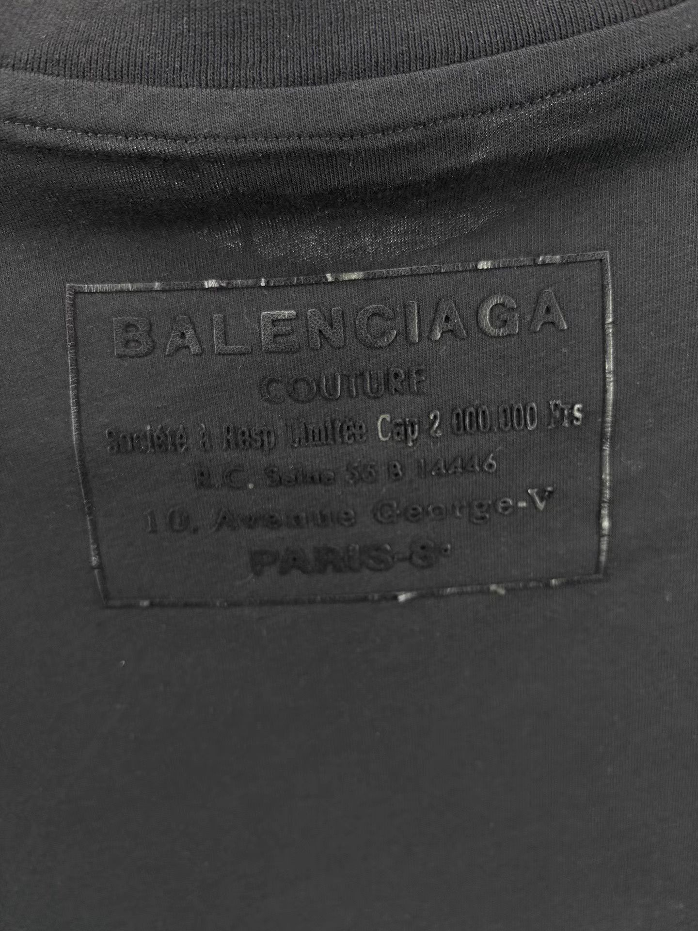 Balenciaga BALENCIAGA Back Logo Short Sleeve Tee Size US M / EU 48-50 / 2 - 3 Thumbnail