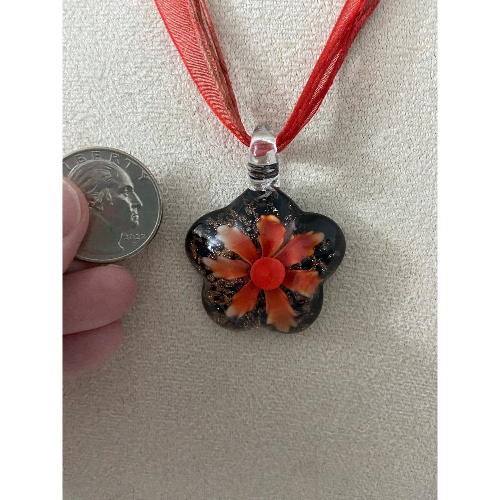 Other glass flower necklace Size ONE SIZE - 2 Thumbnail