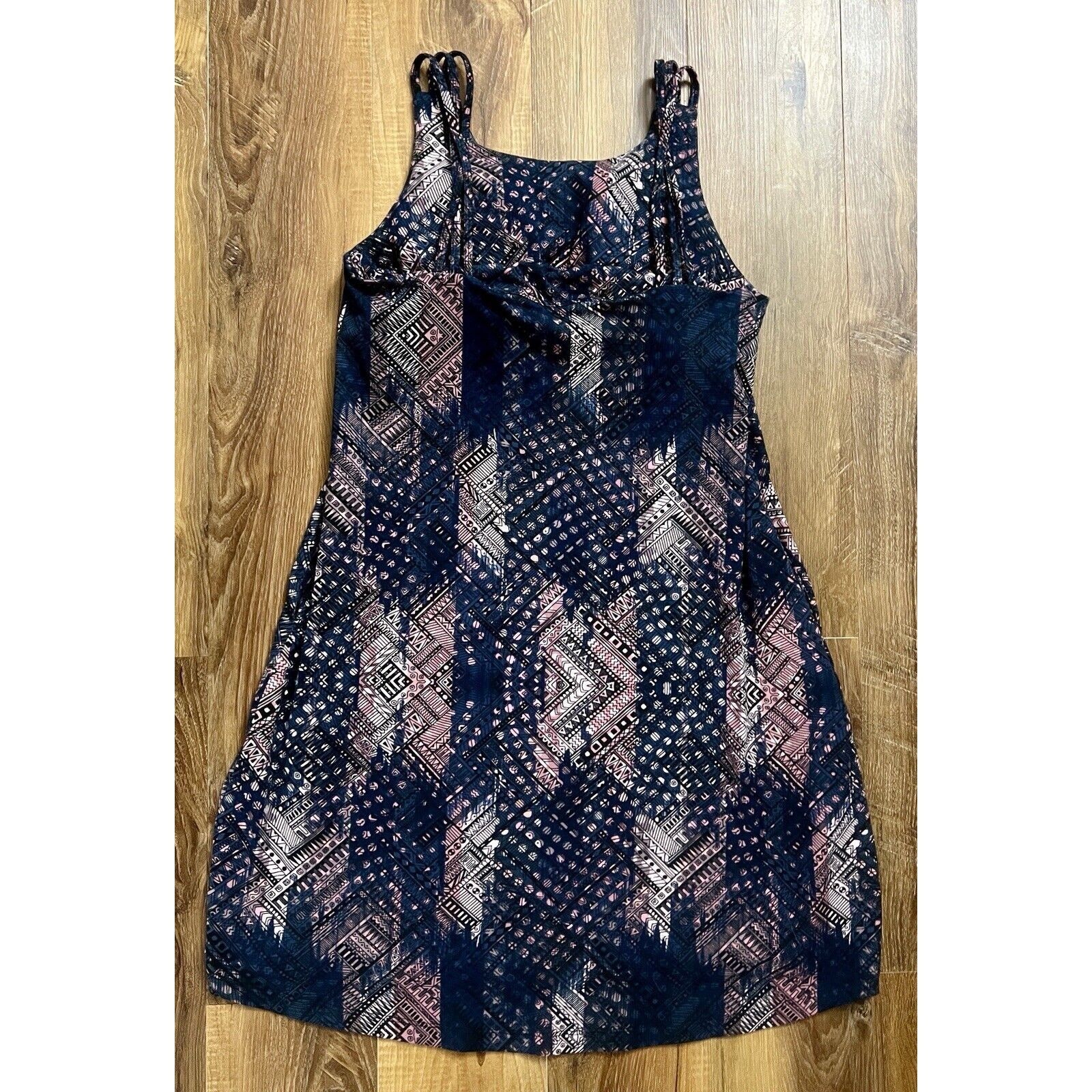 Other Kyodan Outdoor Leaf Print Mini Dress, Women's Size L Pockets Size L / US 10 / IT 46 - 2 Thumbnail