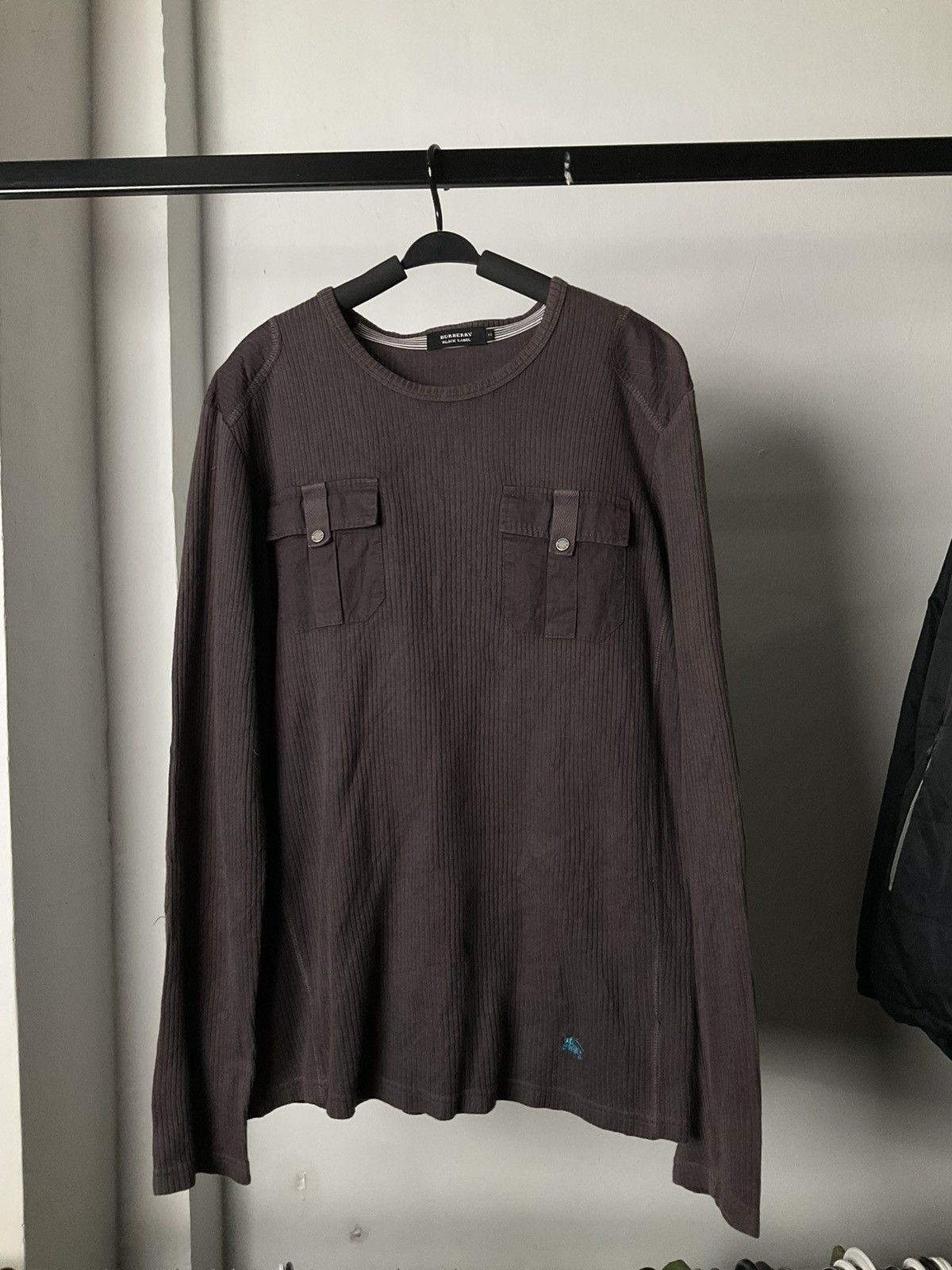 Burberry Vintage Burberry Black Label Longsleeve Shirt Size US M / EU 48-50 / 2 - 1 Thumbnail