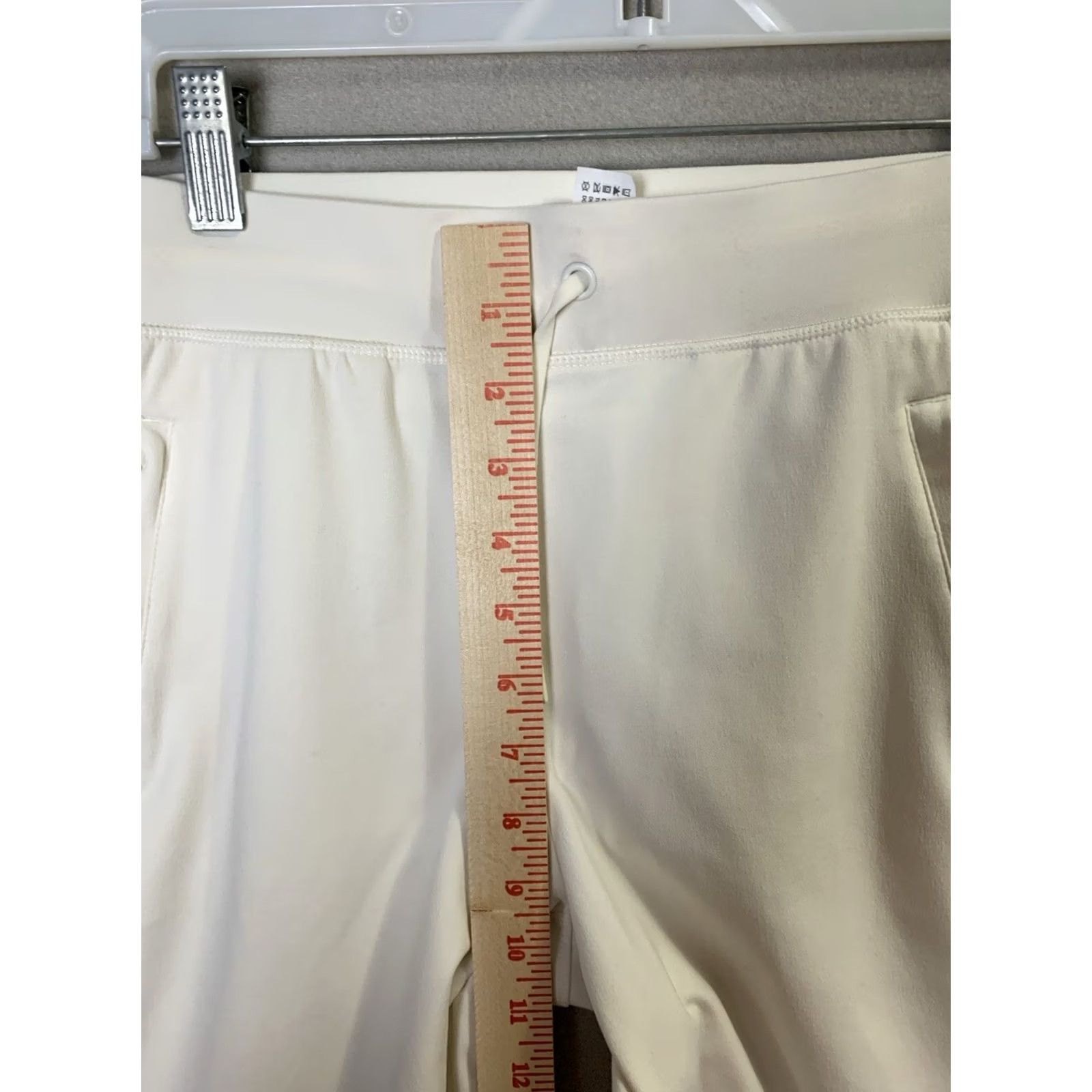 Vintage Yogalicious Lux Avenue Jogger Women S White Drawstring Activewear Size 28" / US 6 / IT 42 - 6 Thumbnail