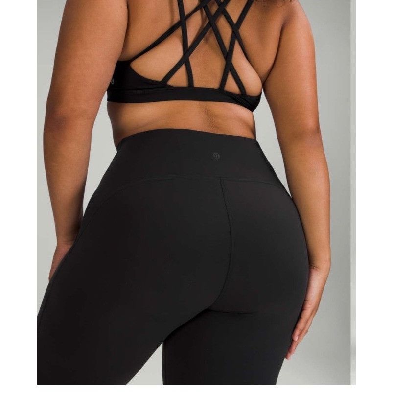 Lululemon 𝓛𝓾𝓵𝓾𝓵𝓮𝓶𝓸𝓷 High-Rise Black 25” Leggings Size 6 Size 28" / US 6 / IT 42 - 2 Thumbnail