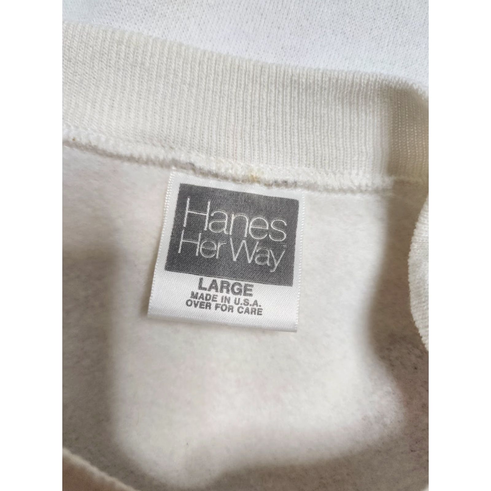 Hanes Vintage Hanes Women’s Christmas Bow Wreath Sweatshirt L White Holiday Ugly Sweater Pullover Fall Winter Size L / US 10 / IT 46 - 8 Thumbnail