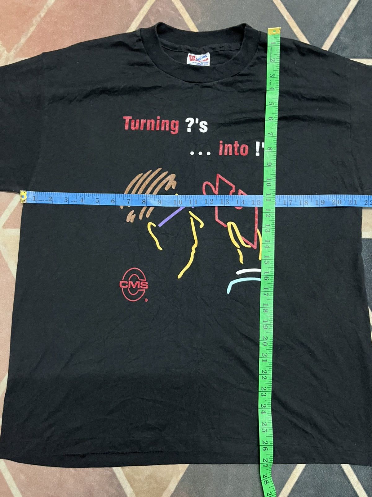 Vintage 💥Vintage CMS single stitch tee Size US L / EU 52-54 / 3 - 8 Thumbnail