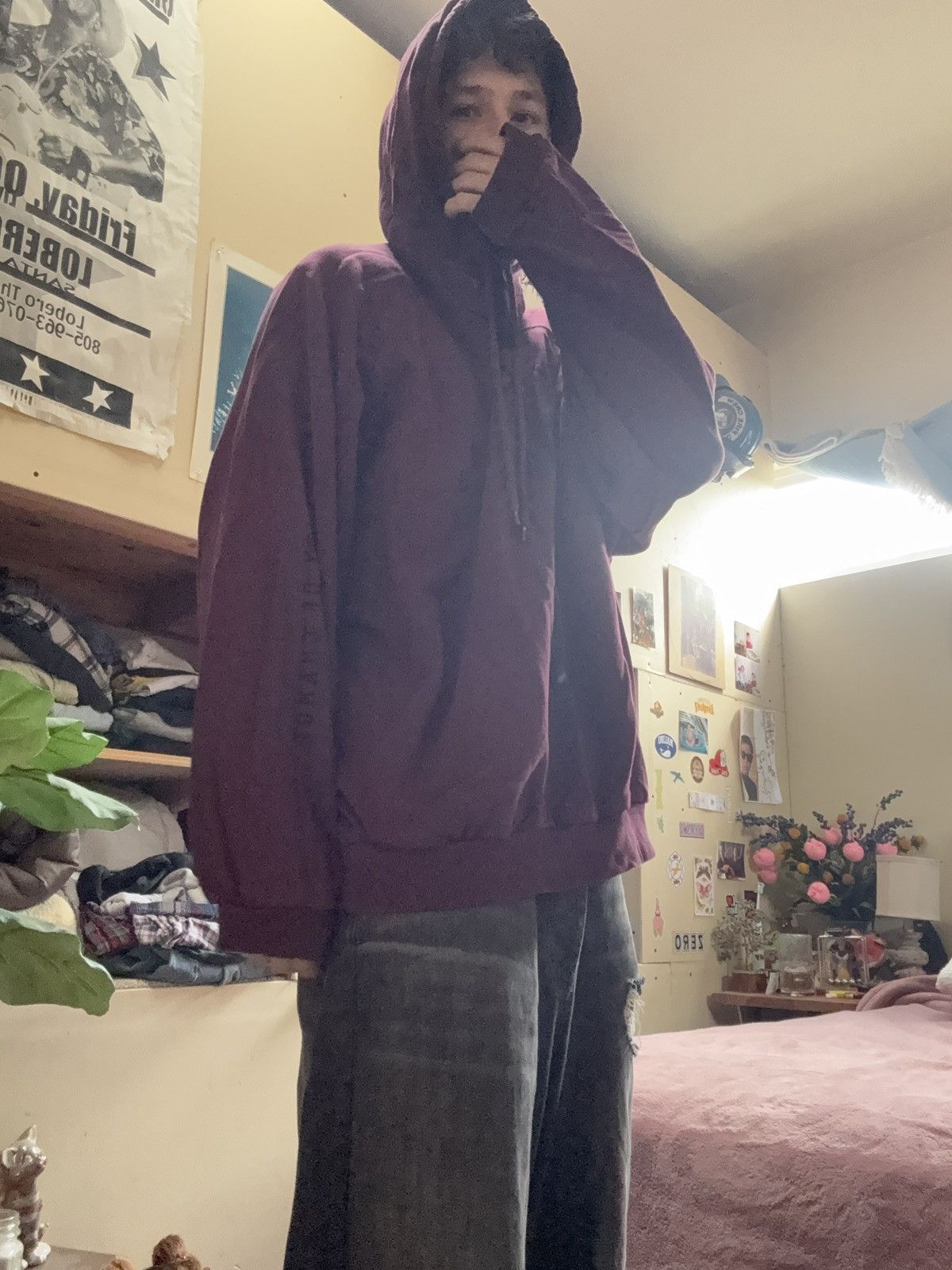 Raf Simons RAF SIMONS x Fred Perry hoodie in burgundy Size US L / EU 52-54 / 3 - 3 Thumbnail