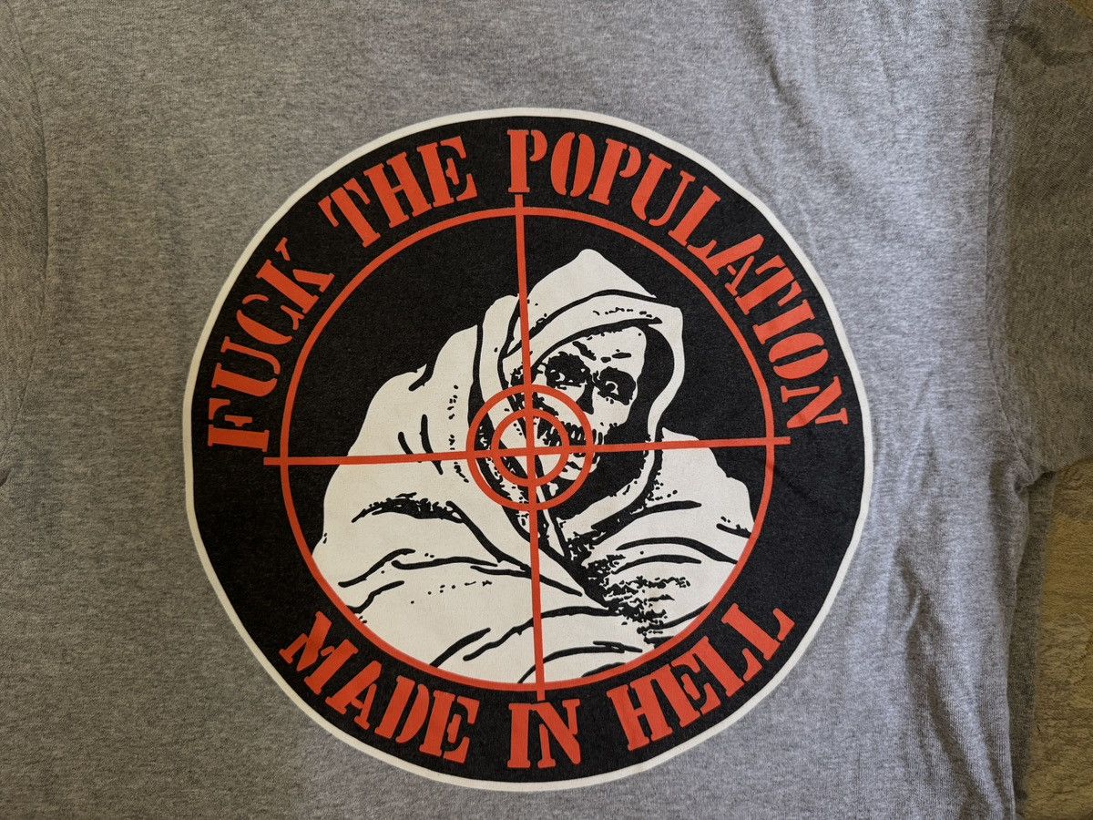 Fuck The Population FTP Made In Hell Tee Size US M / EU 48-50 / 2 - 3 Thumbnail
