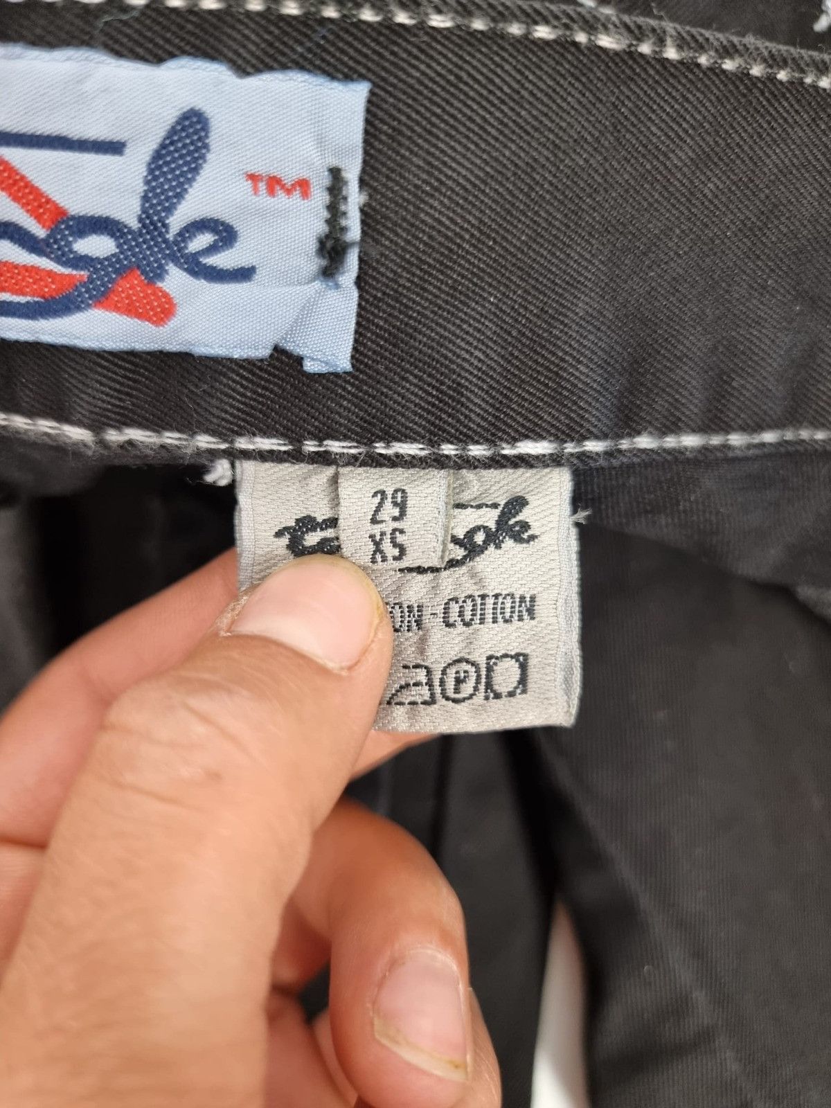 Vintage vintage triangle skate baggy jeans black XS mens womens Size US 29 - 10 Thumbnail