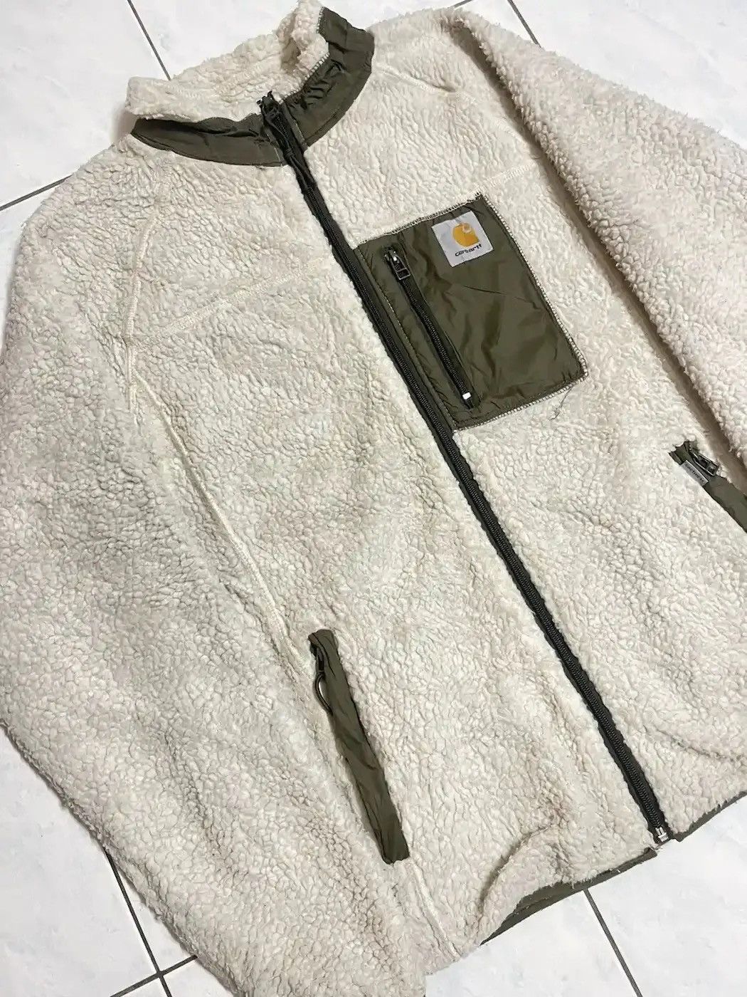 Carhartt Carhartt Work In Progress Retro Style Fleece Jacke Size US M / EU 48-50 / 2 - 2 Thumbnail