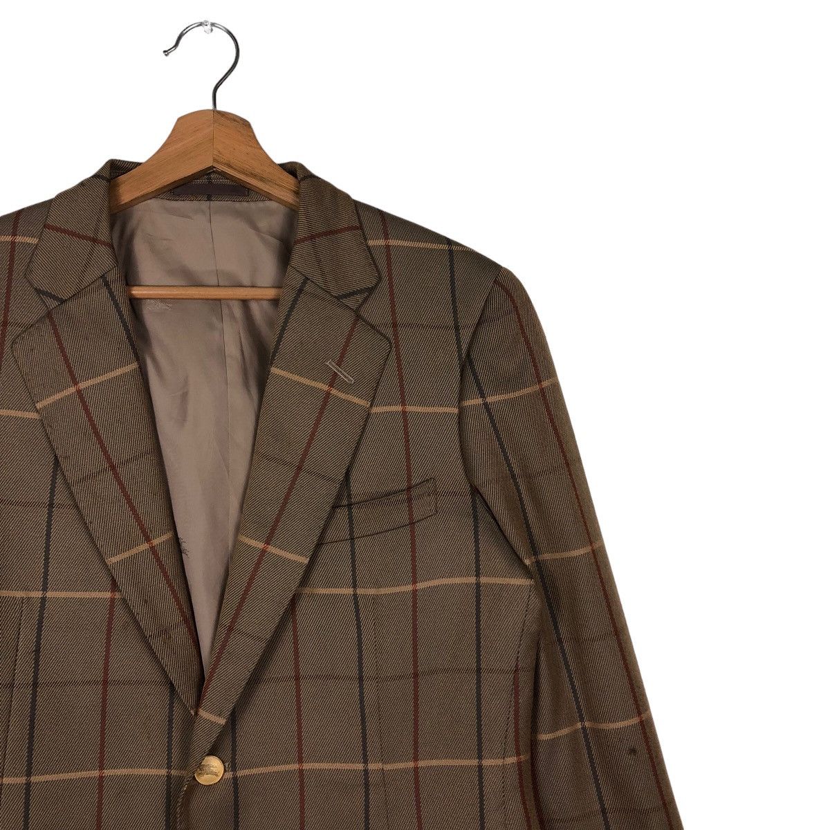 Burberry Vintage Burberrys Double Breasts Jackets Coat Tartan Design Size US M / EU 48-50 / 2 - 6 Thumbnail
