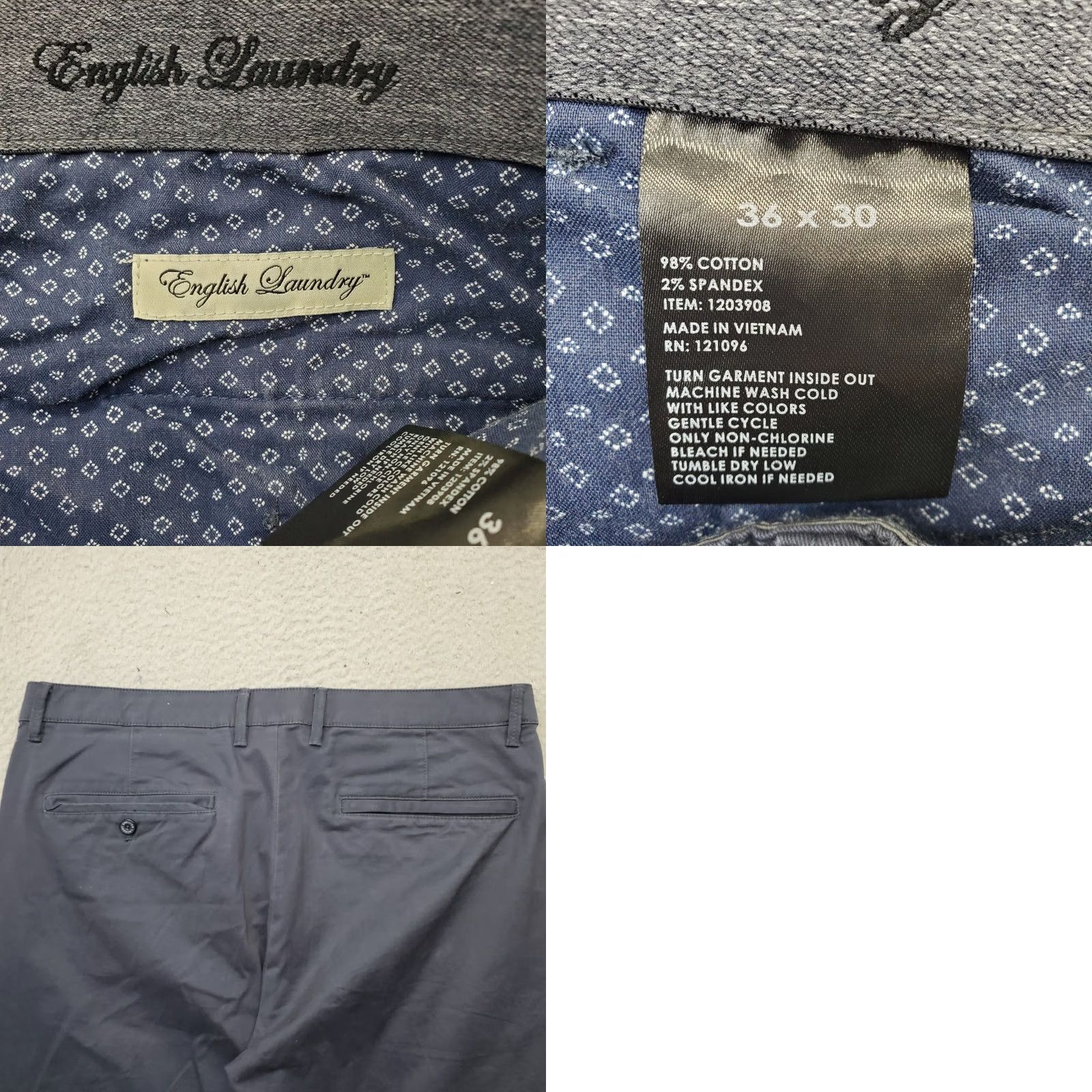 English Laundry English Laundry Pants Mens 36 Flat Front Stretch Casual Straight Leg Shirt? Size US 36 / EU 52 - 8 Thumbnail