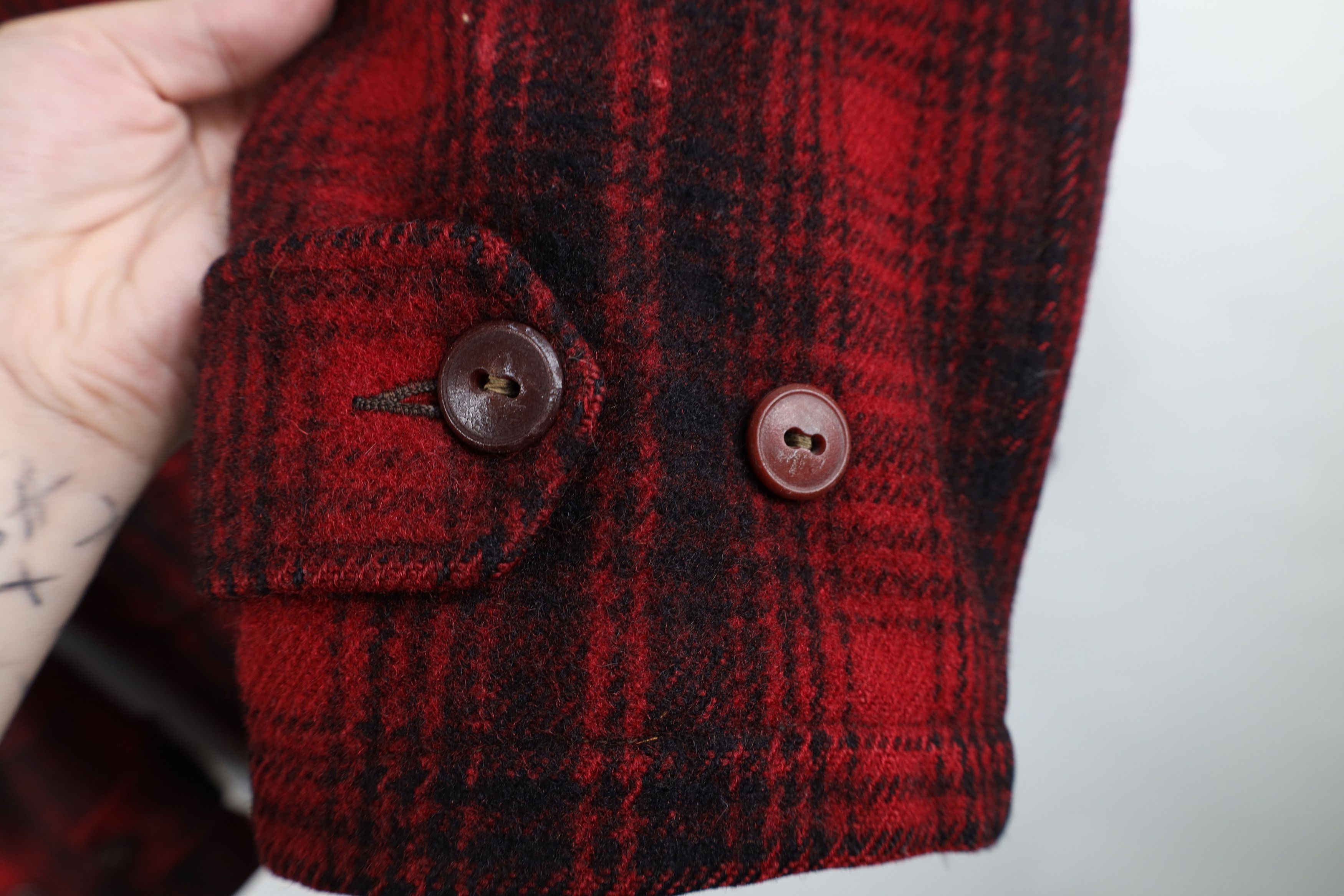 Woolrich Woolen Mills Vintage 50s Woolrich Heavyweight Wool Mackinaw Jacket USA Size US XXL / EU 58 / 5 - 6 Thumbnail