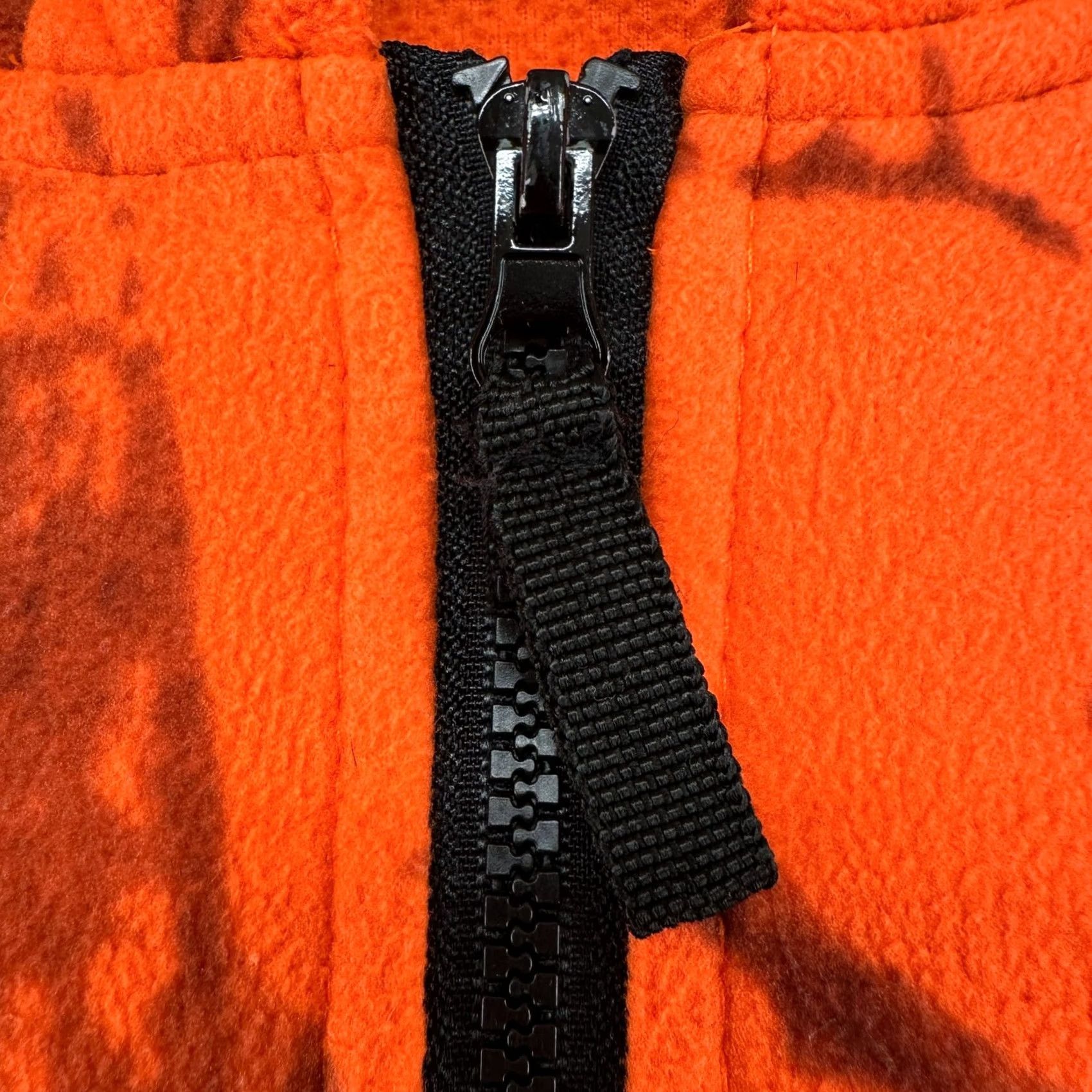 Realtree WFS Hoodie Mens L Orange Camo Pullover Hooded Fleece Pocket Camouflage Hunting RealTree Style Crew Neck Size US L / EU 52-54 / 3 - 4 Thumbnail