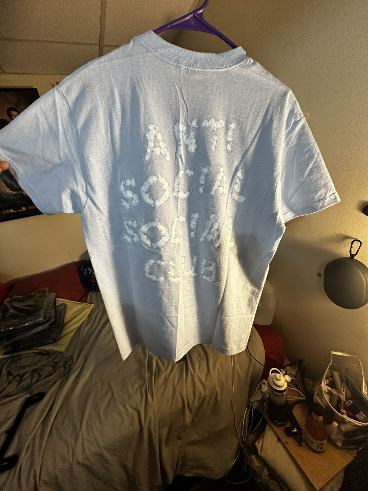 Anti Social Social Club × Designer Baby blue Anti Social Social Club Tee Size US M / EU 48-50 / 2 - 6 Thumbnail