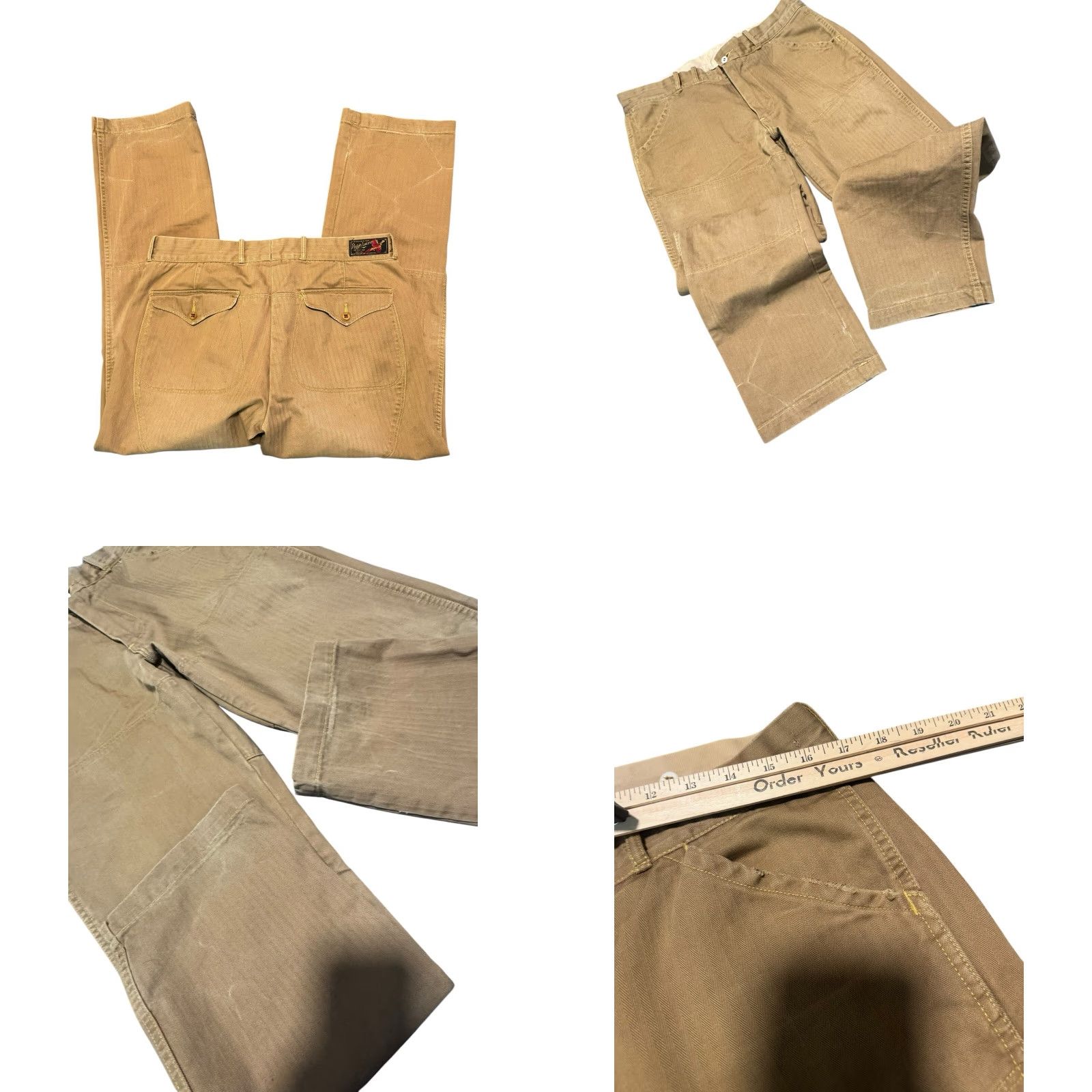 Polo Ralph Lauren VINTAGE Polo Ralph Lauren Men’s Sportsman Hunting Riding Pants Khaki 34/30 Straight Fit Rare Size US S / EU 44-46 / 1 - 9 Thumbnail
