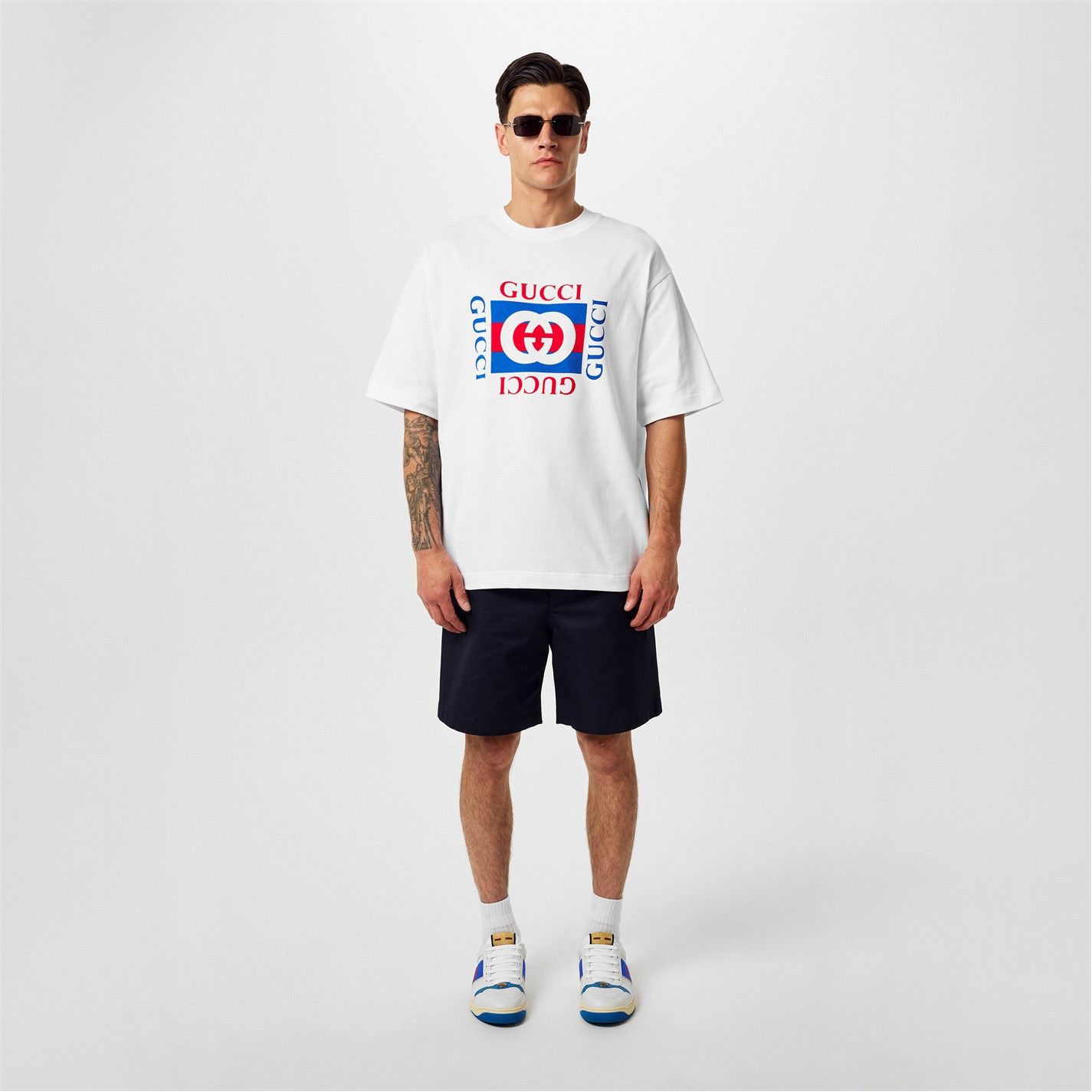 Gucci GUCCI Box Logo T-Shirt Size US L / EU 52-54 / 3 - 5 Thumbnail