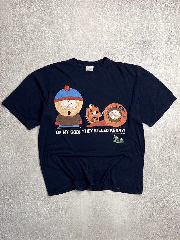 Vintage Vintage South Park They Killed Kenny Boxy T-shirt XL Size US XL / EU 56 / 4 - 1 Thumbnail