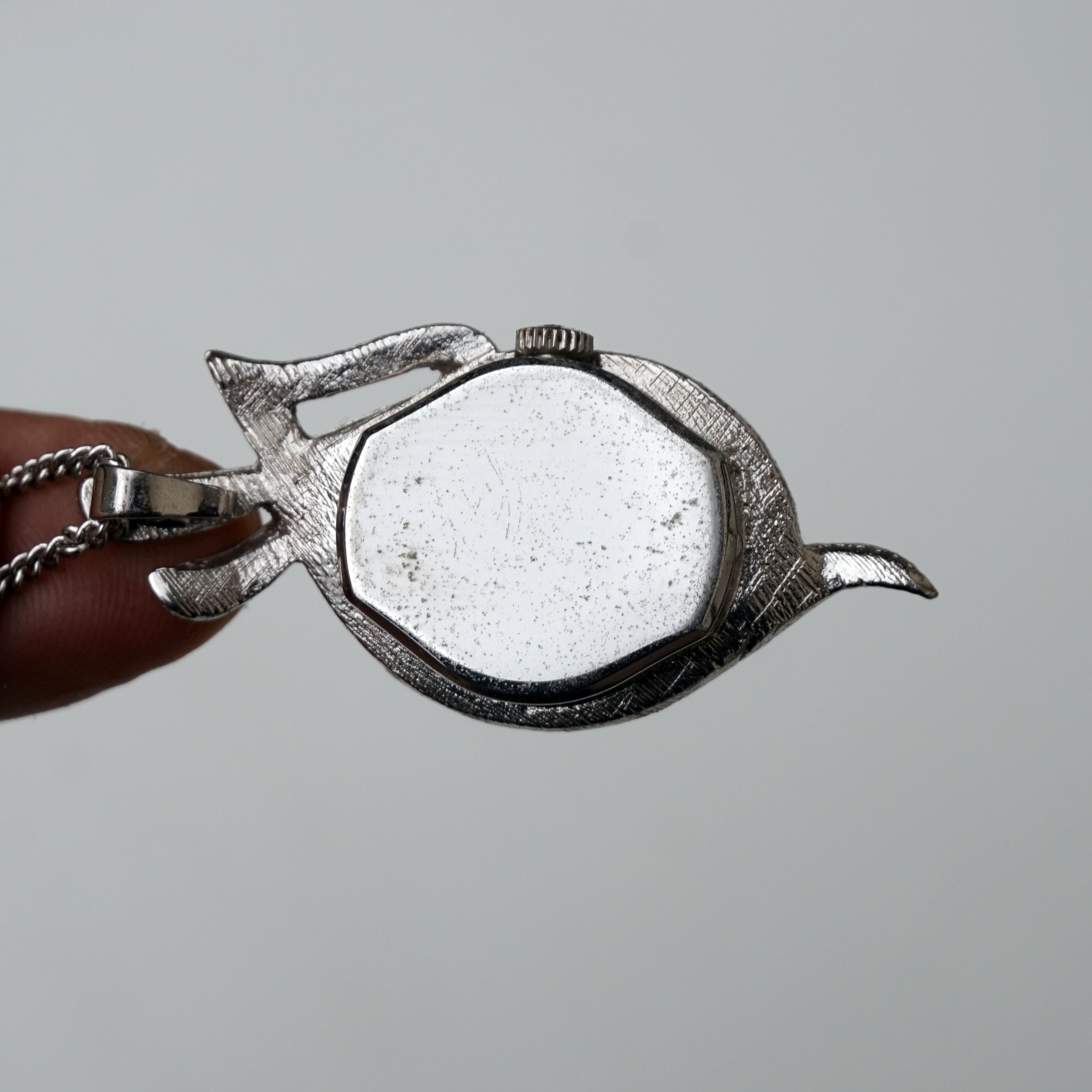 Japanese Brand × Orient 80s Orient Ladies Own Manual Winding necklace silver watch Size ONE SIZE - 7 Thumbnail