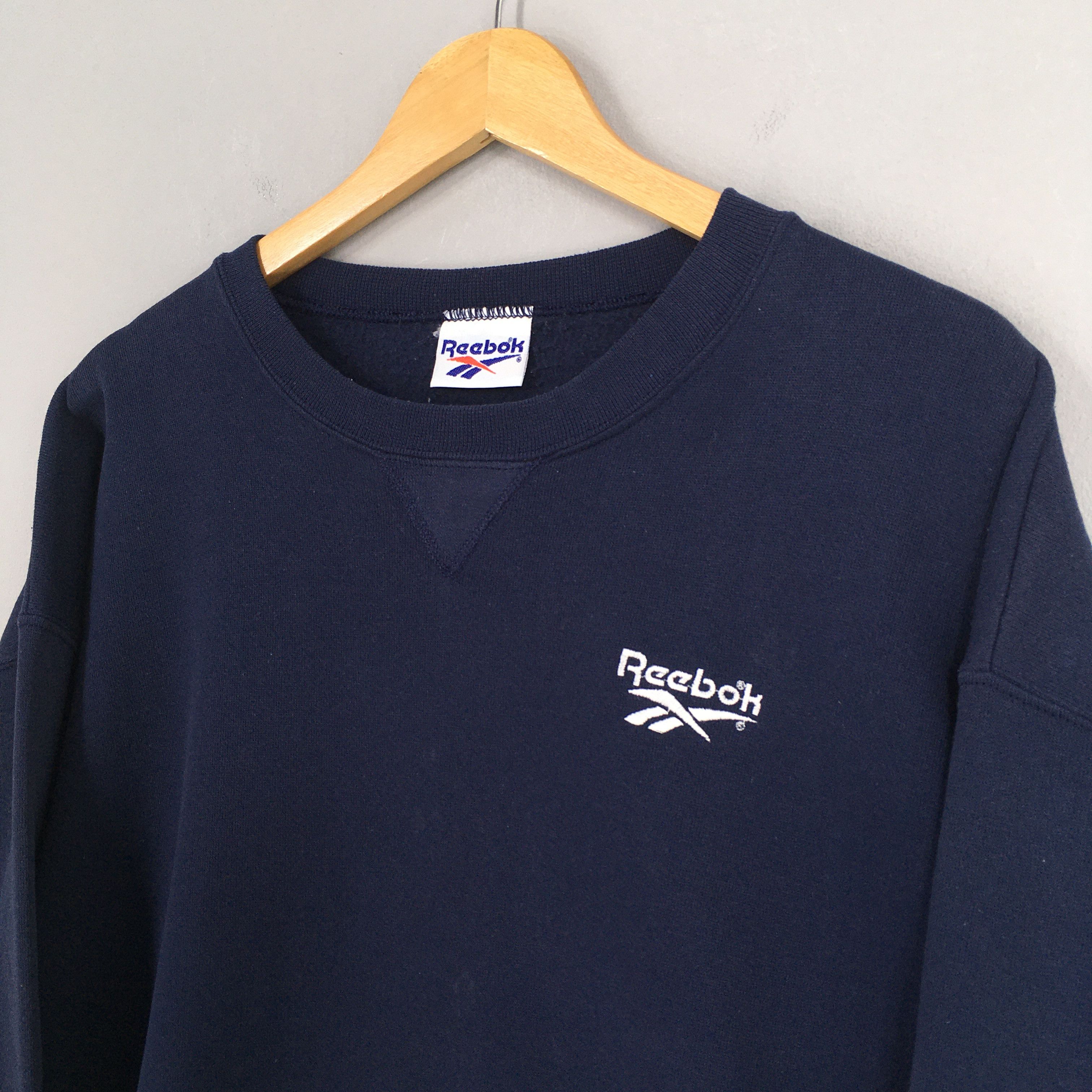 Reebok Vintage 90's Reebok England Blue Sweatshirt XLarge Size US XL / EU 56 / 4 - 3 Thumbnail
