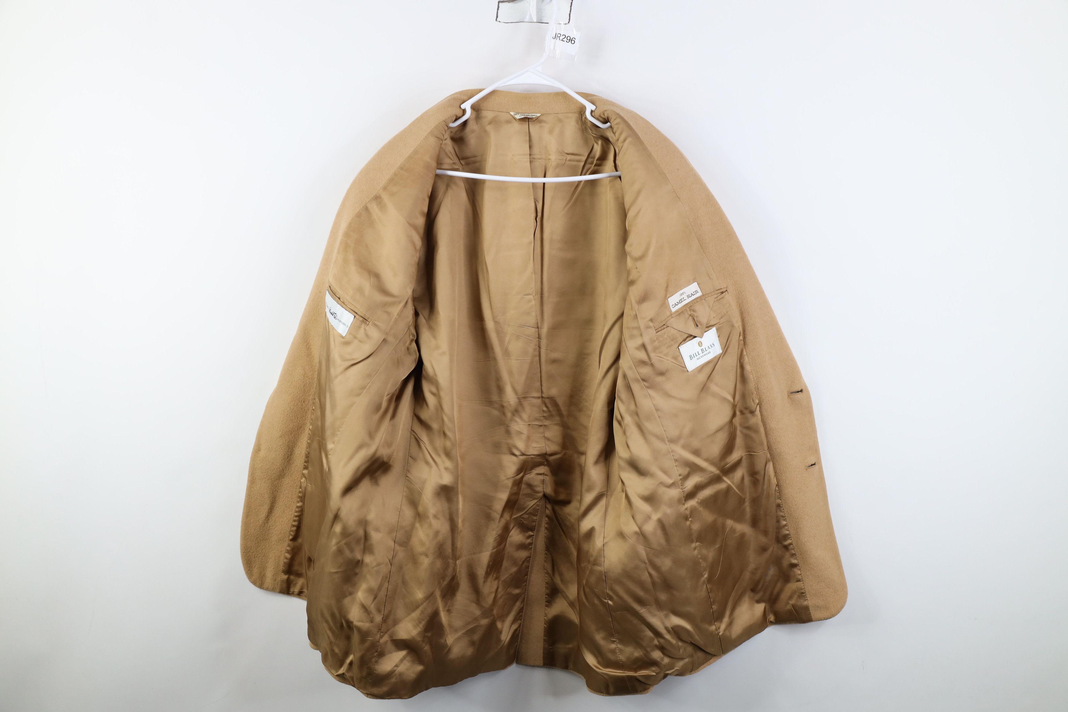 Vintage Vintage 90s Streetwear Camel Hair 2 Button Blazer Jacket USA Size US XXL / EU 58 / 5 - 11 Thumbnail