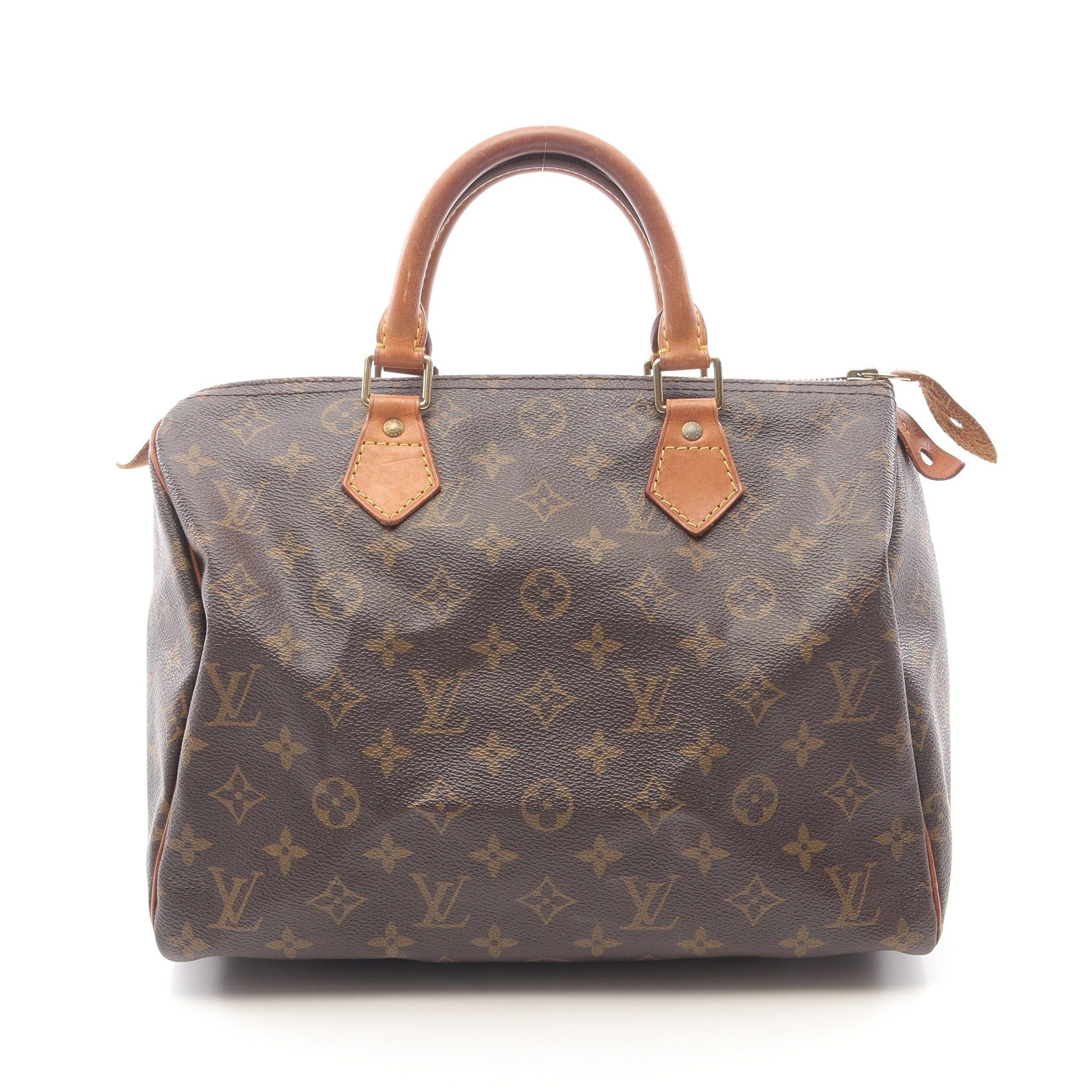 Louis Vuitton Louis Vuitton Speedy 30 Monogram Handbag Leather Brown Size ONE SIZE - 1 Thumbnail