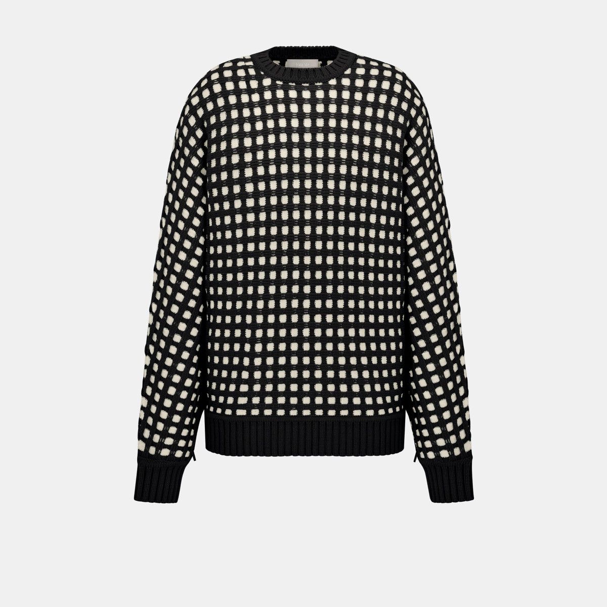 o1bcso1str1124 Round-Neck Sweater in Black