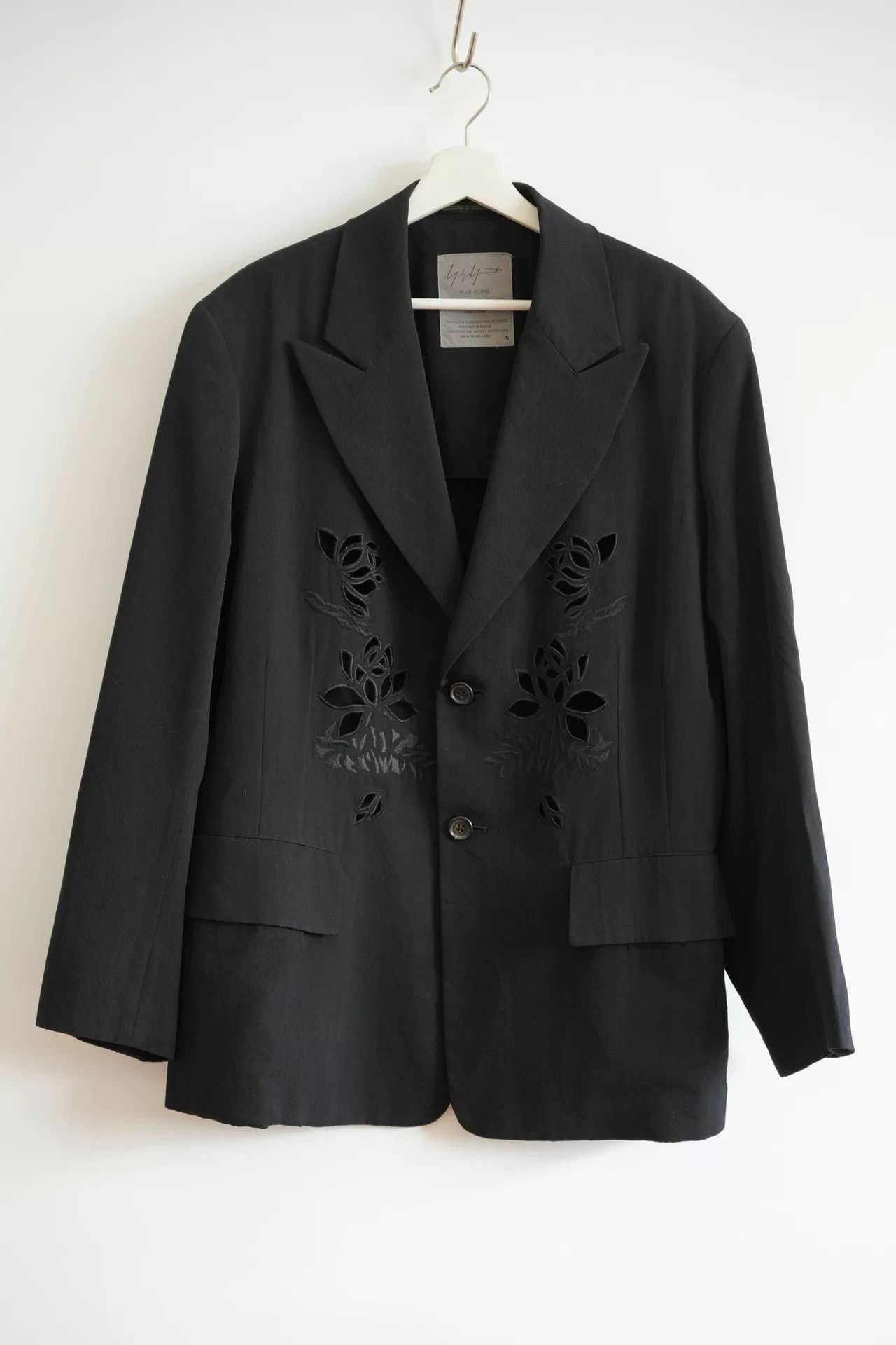 Yohji Yamamoto yohji yamamoto floral cutout blazer Size US S / EU 44-46 / 1 - 1 Thumbnail