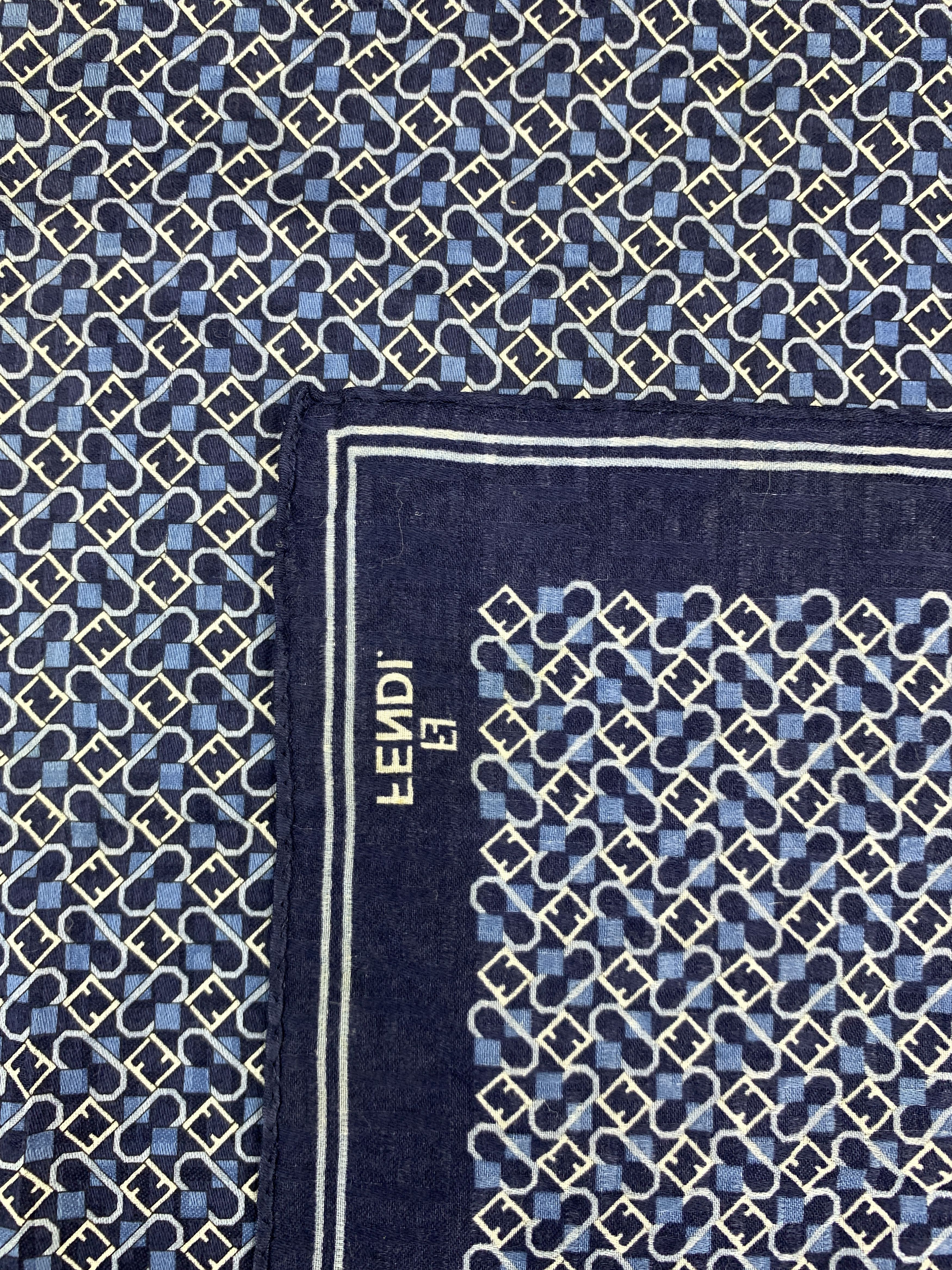 Fendi × Vintage Vintage Fendi Handkerchief Scarf Neckwear - HKA994 Size ONE SIZE - 9 Thumbnail