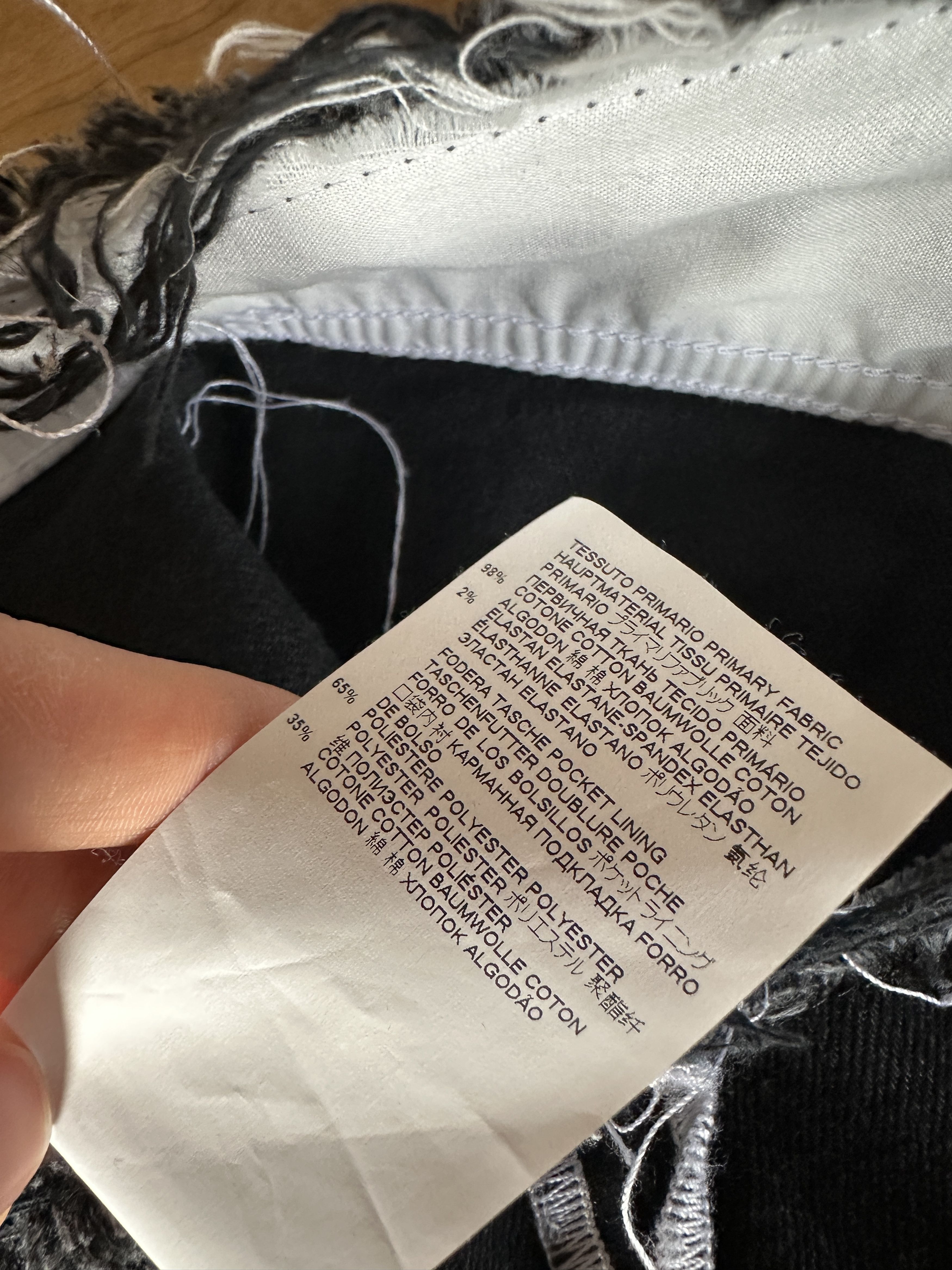 Maison Margiela Maison Margiela Contrast Stitch Straight Leg Jeans Size US 34 / EU 50 - 6 Thumbnail