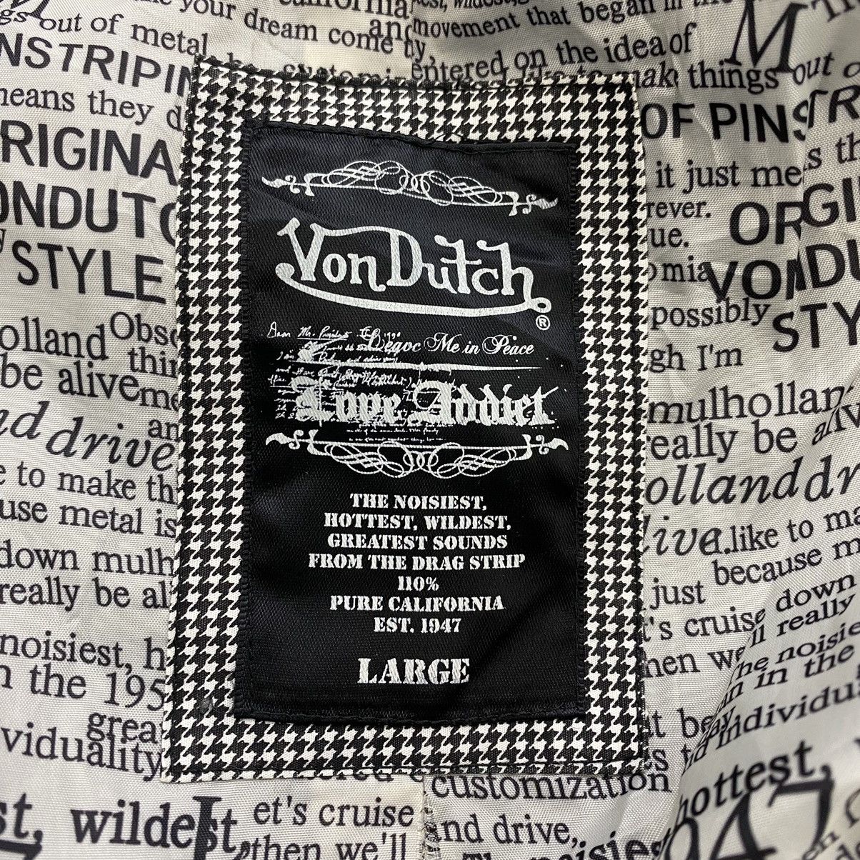 Vintage Vintage VON DUTCH Hooded Khaki Jeans Denim Jacket Size US L / EU 52-54 / 3 - 6 Thumbnail