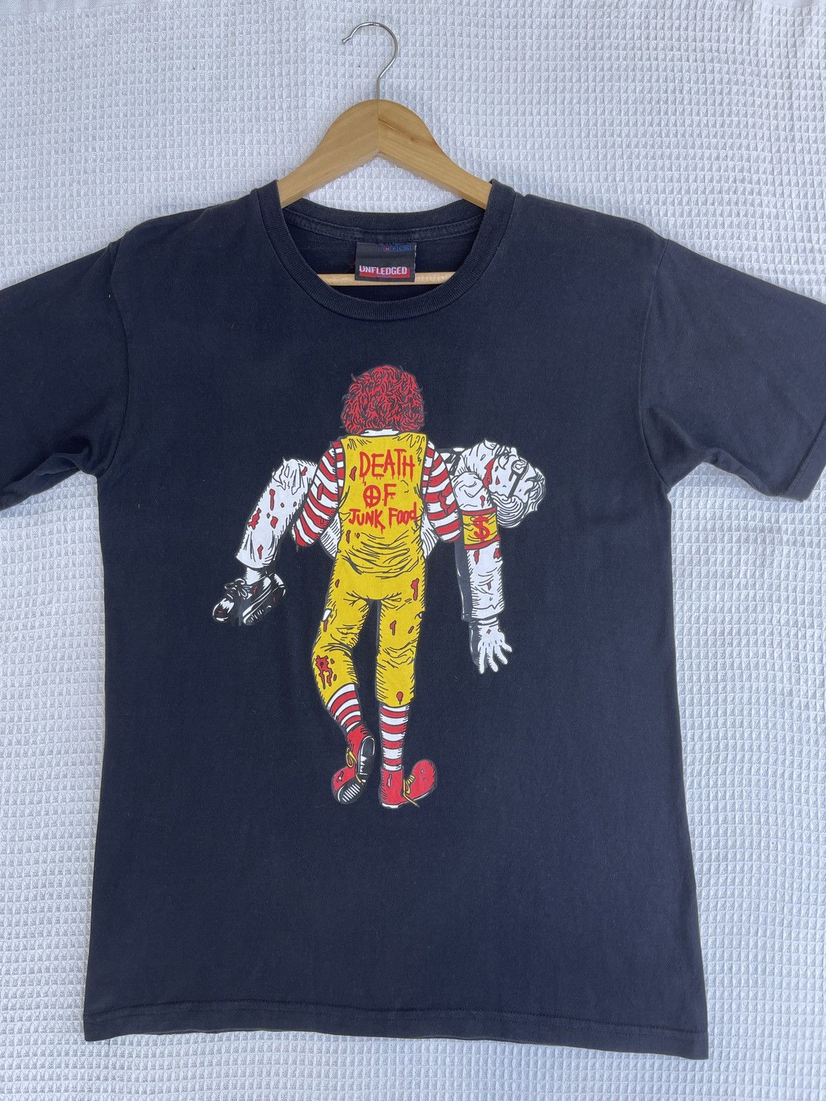 Vintage Last Drop🔥Rare🔥Vintage DEATH of JUNK FOOD McDonald inspired Size US M / EU 48-50 / 2 - 8 Thumbnail