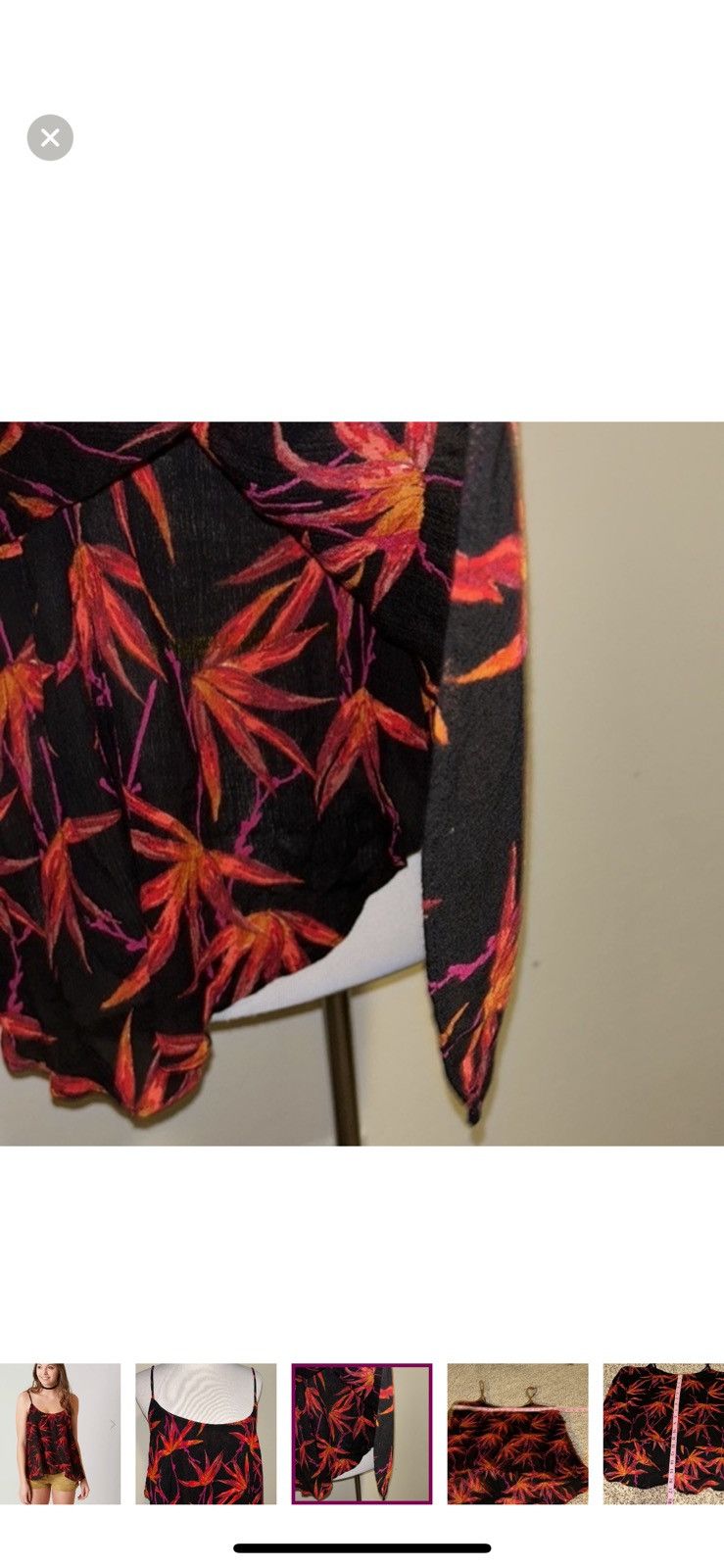 Free People Free people small women’s Simone tank‎ top Size S / US 4 / IT 40 - 3 Thumbnail