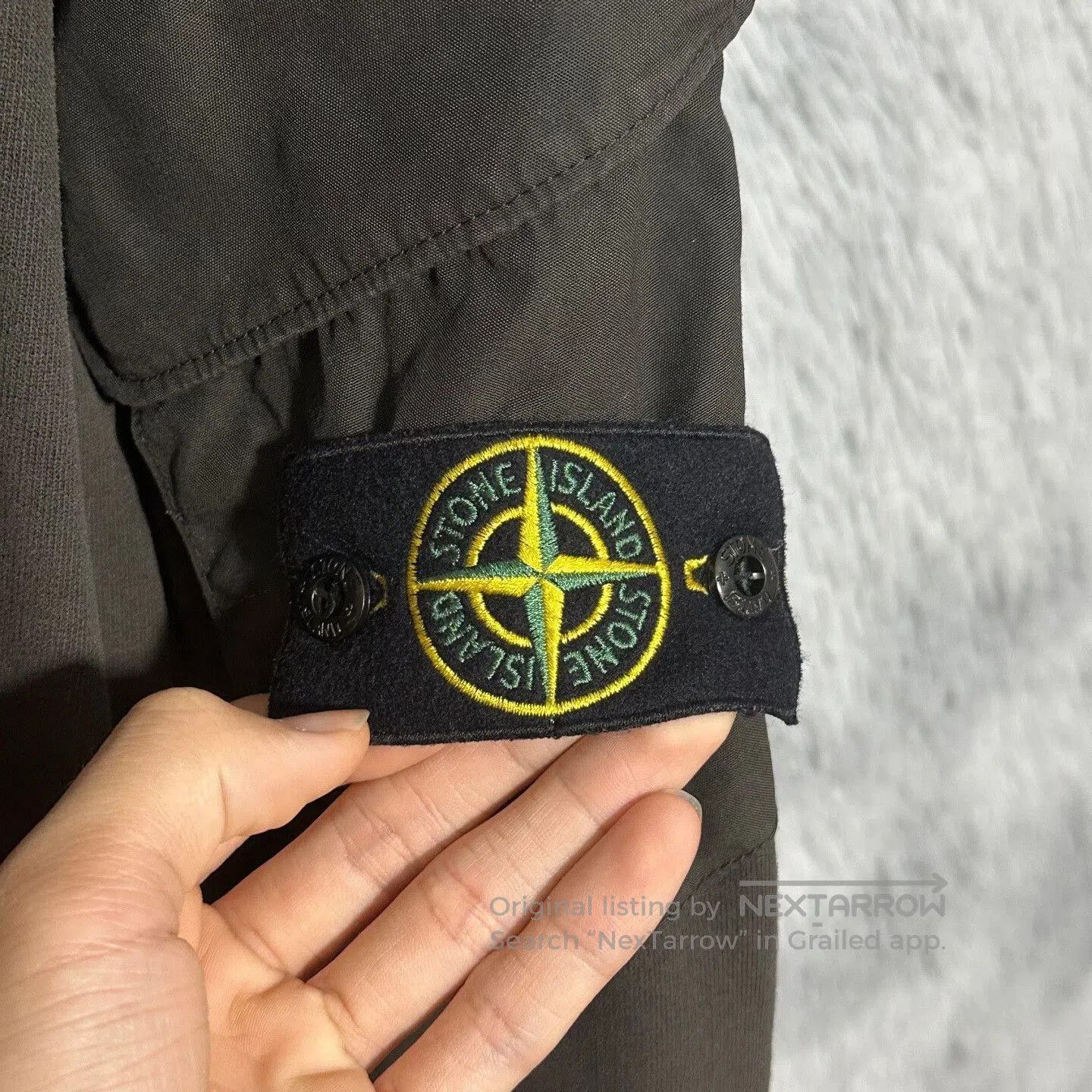 Stone Island stone island zip-up hoodie in deep brown. Size US XL / EU 56 / 4 - 3 Thumbnail