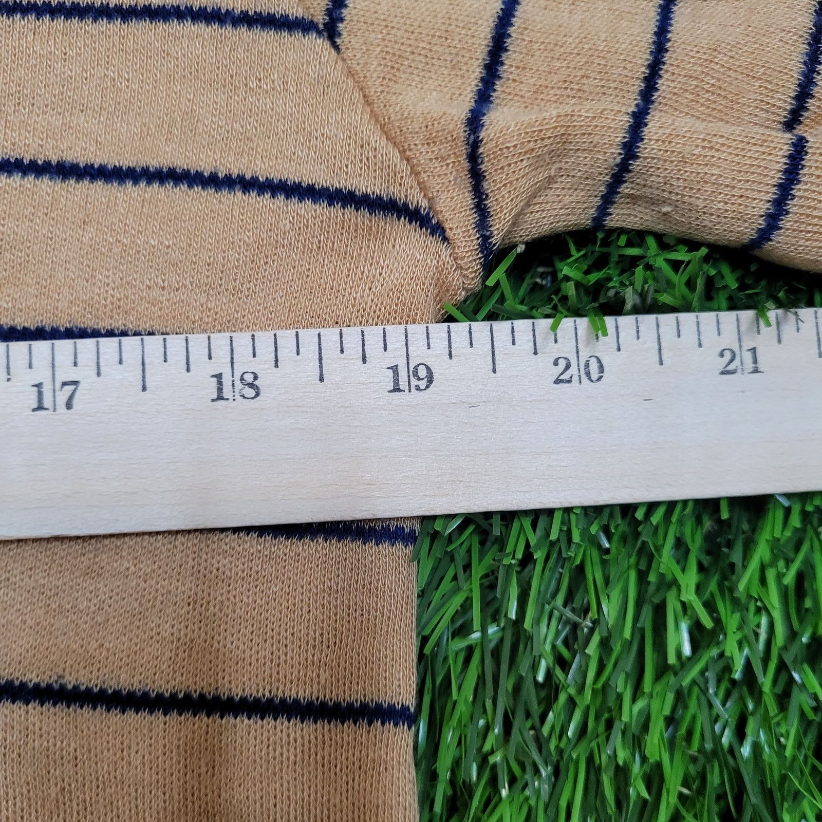 Vintage VTG 70s JCPenney Striped Knit Polo Shirt Womens M Banded Hem Size M / US 6-8 / IT 42-44 - 5 Thumbnail