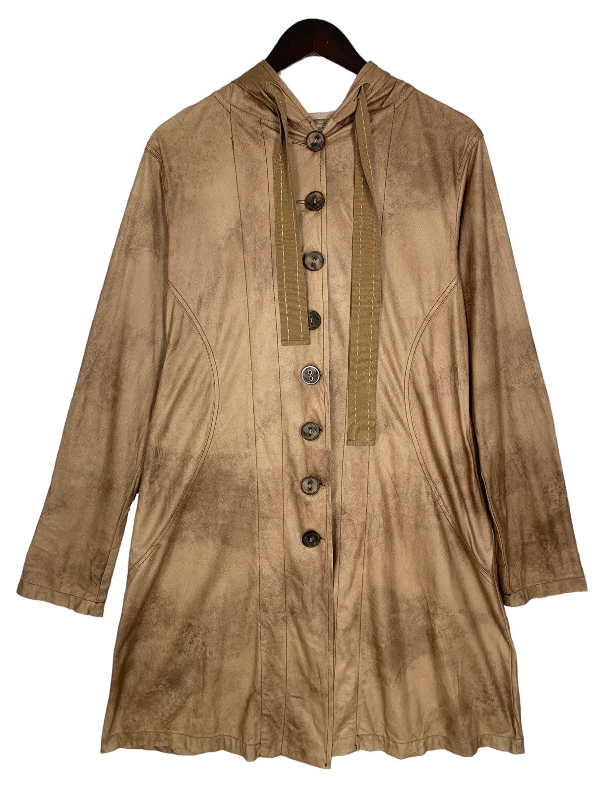 Designer Tensione in designer Made In Italy luxury long coat Size XS / US 0-2 / IT 36-38 - 3 Thumbnail
