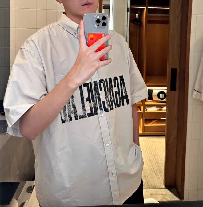 Balenciaga Balenciaga White D RL SS Shirt 37 98 New Size US XS / EU 42 / 0 - 4 Thumbnail